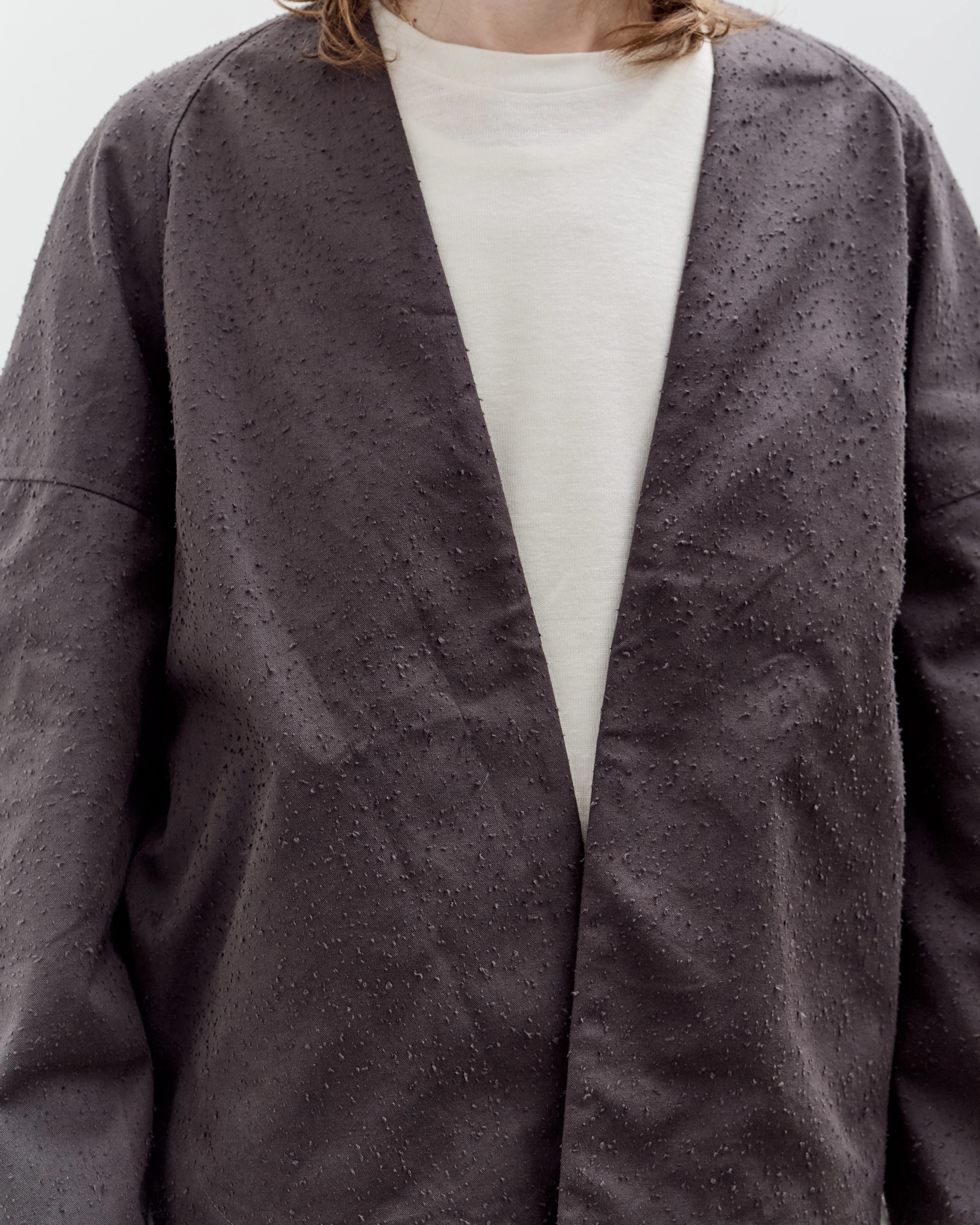 7115 by Szeki Lantern Jacket, Charcoal Gray - Image 6