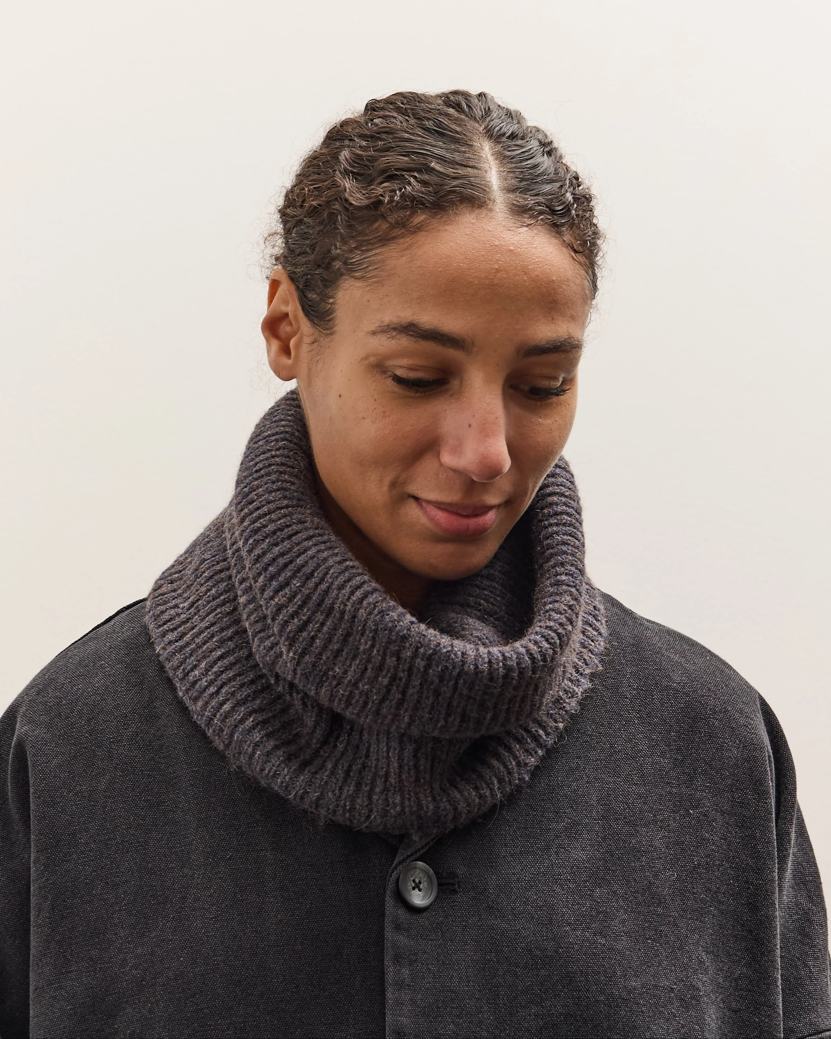 7115 by Szeki Ring Scarf, Dark Plum - Image 5