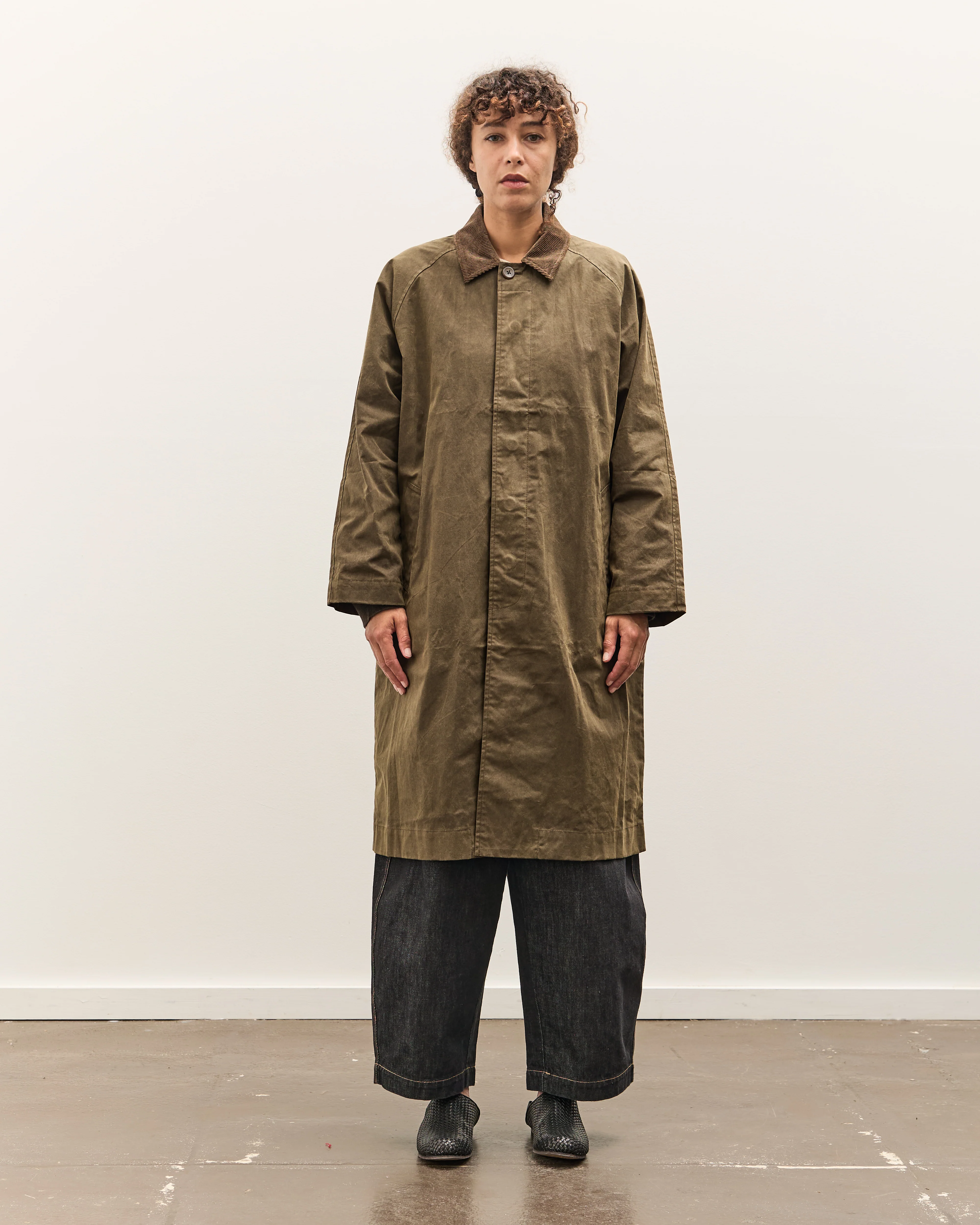 7115 by Szeki Signature Duster Coat, Olive Brown - Image 7