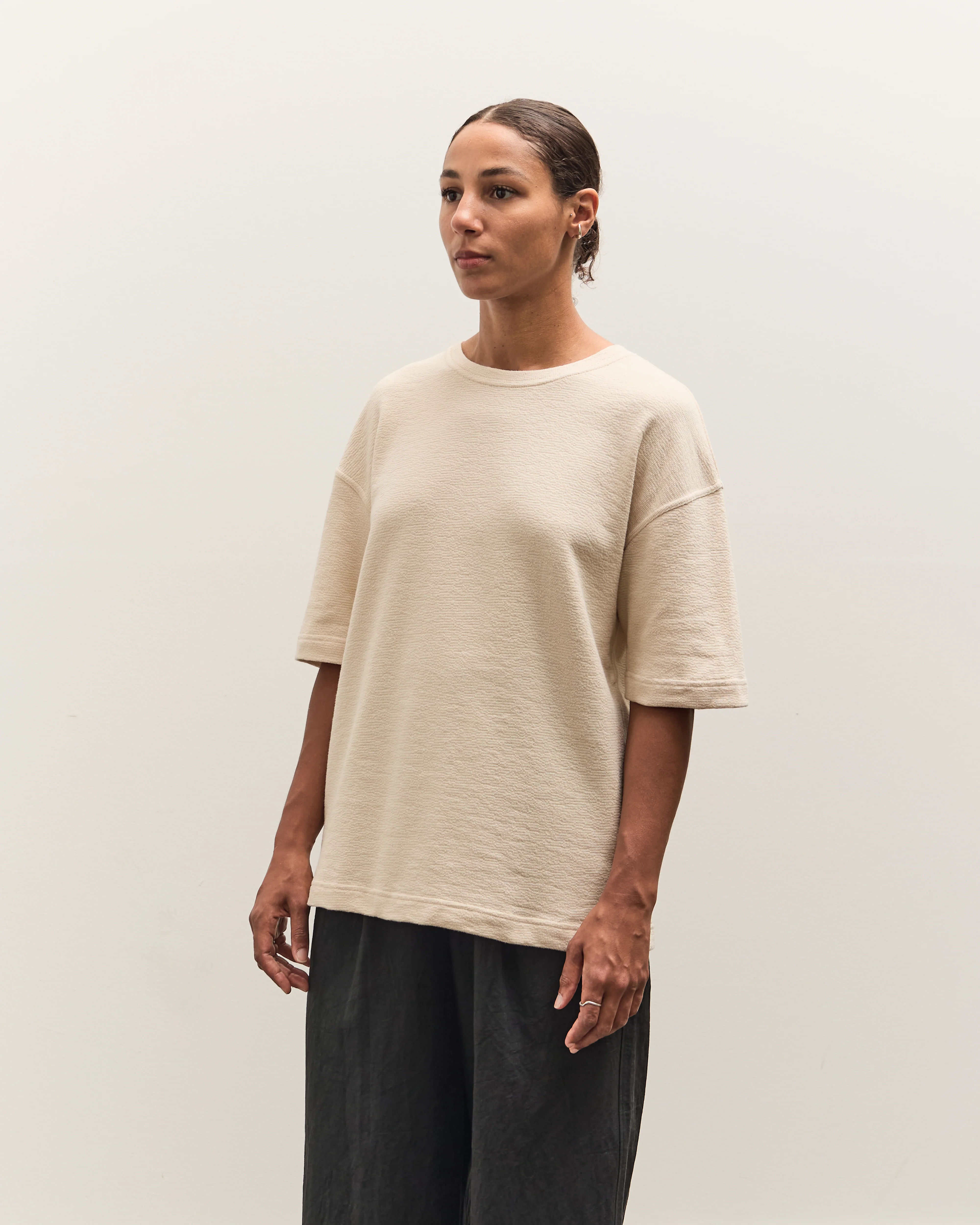 7115 by Szeki Signature Everyday Tee, Oatmeal - Image 4
