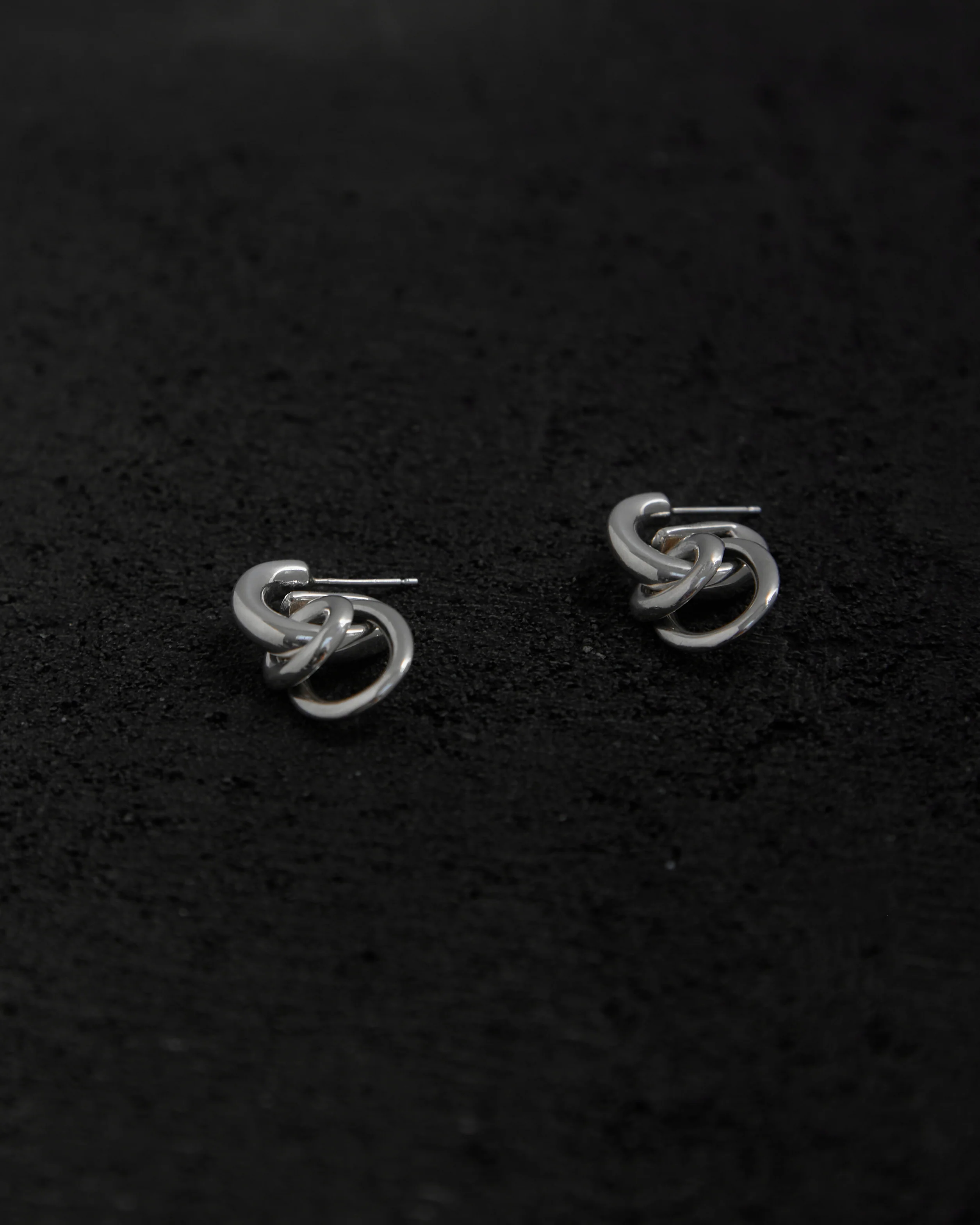 Agmes Ellipses Hoops, Sterling Silver - Image 4