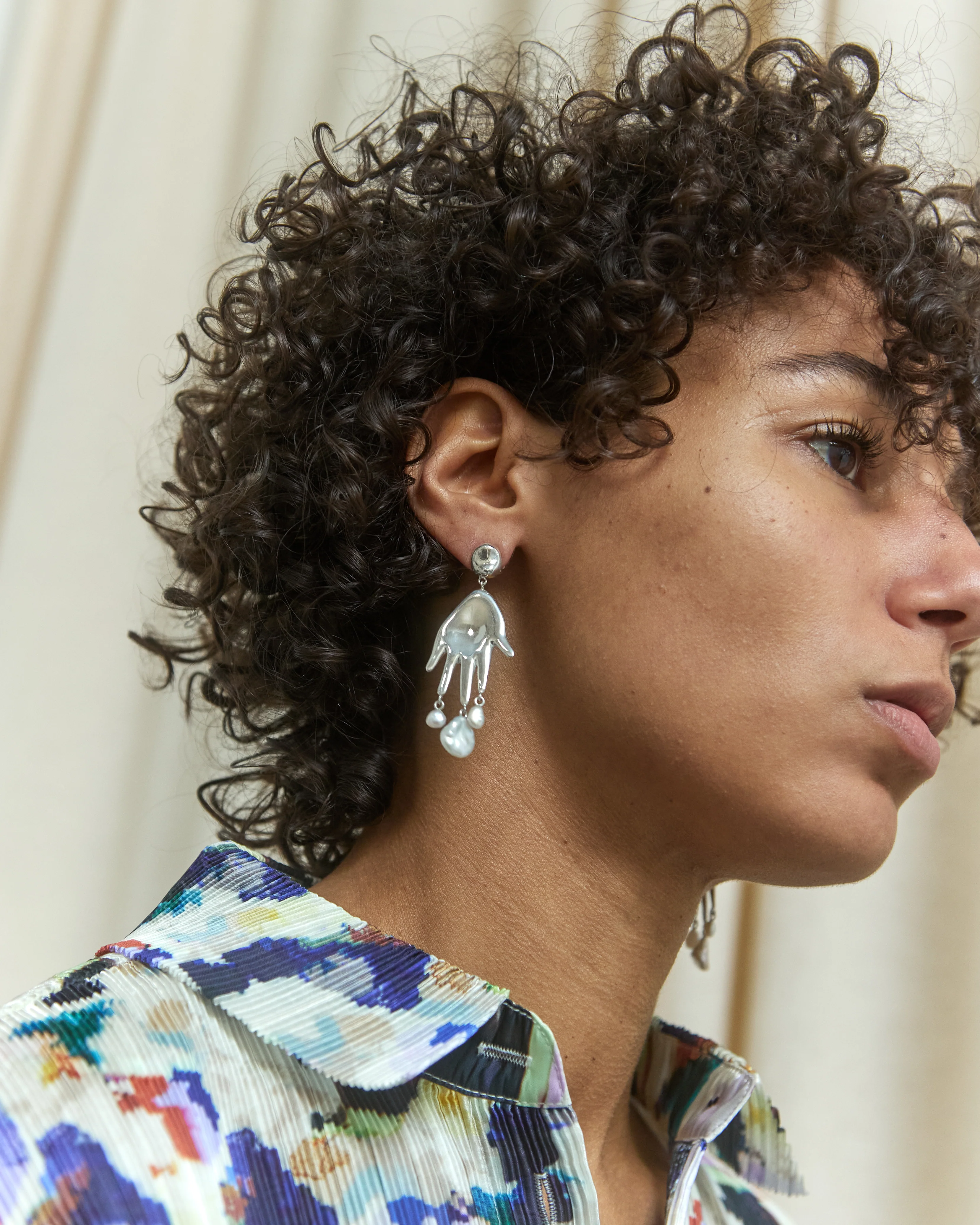 Agmes Lee Earrings, Sterling Silver - Image 5