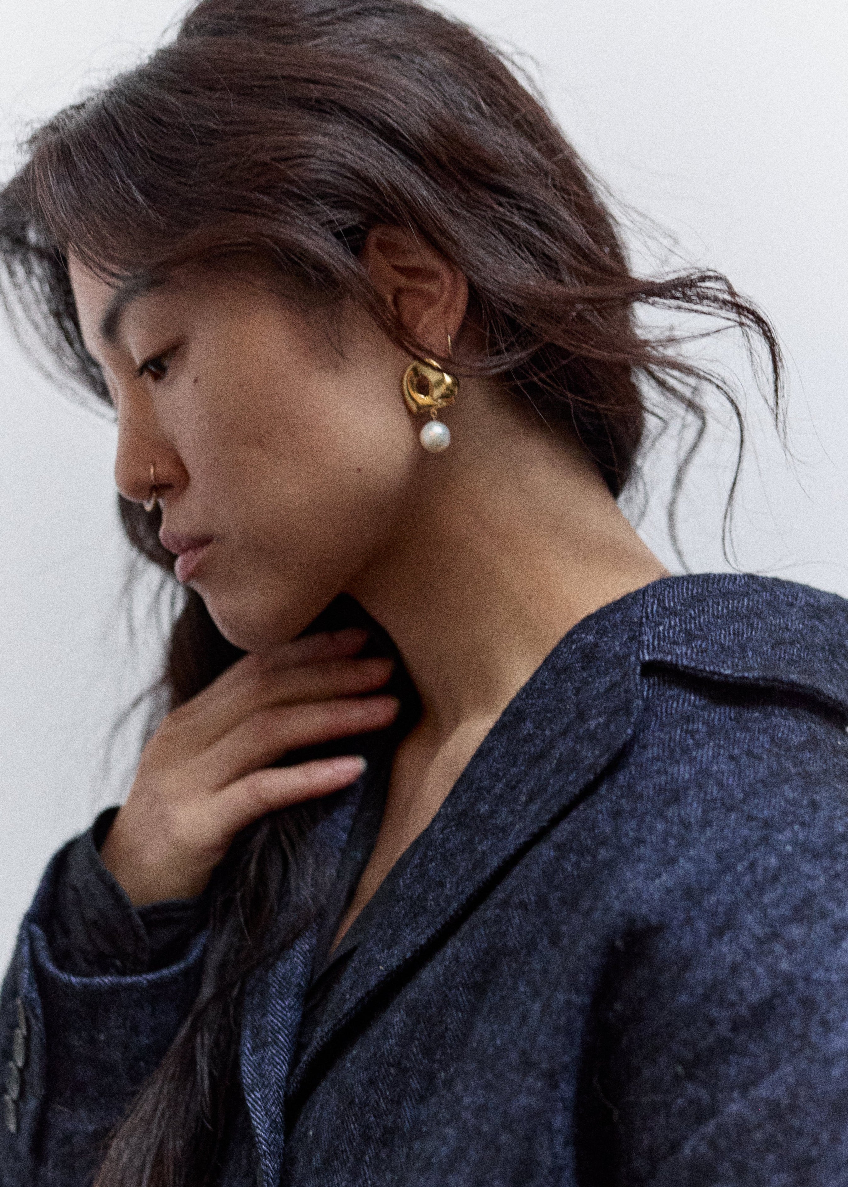 Agmes Sandra Earrings, Gold Vermeil - Image 4