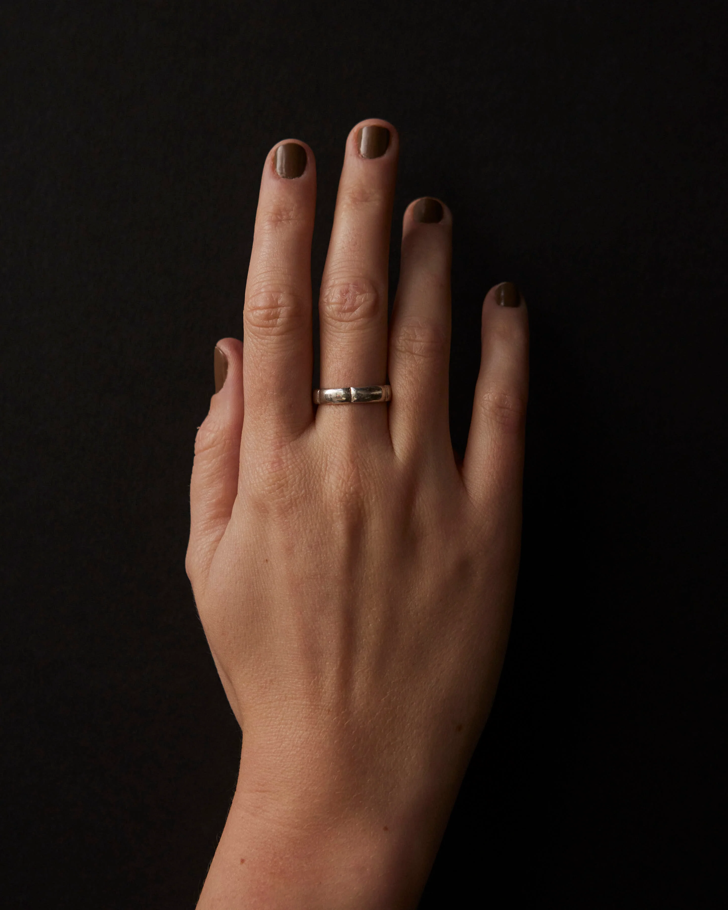 Another Feather Brick Ring, Silver - Image 2