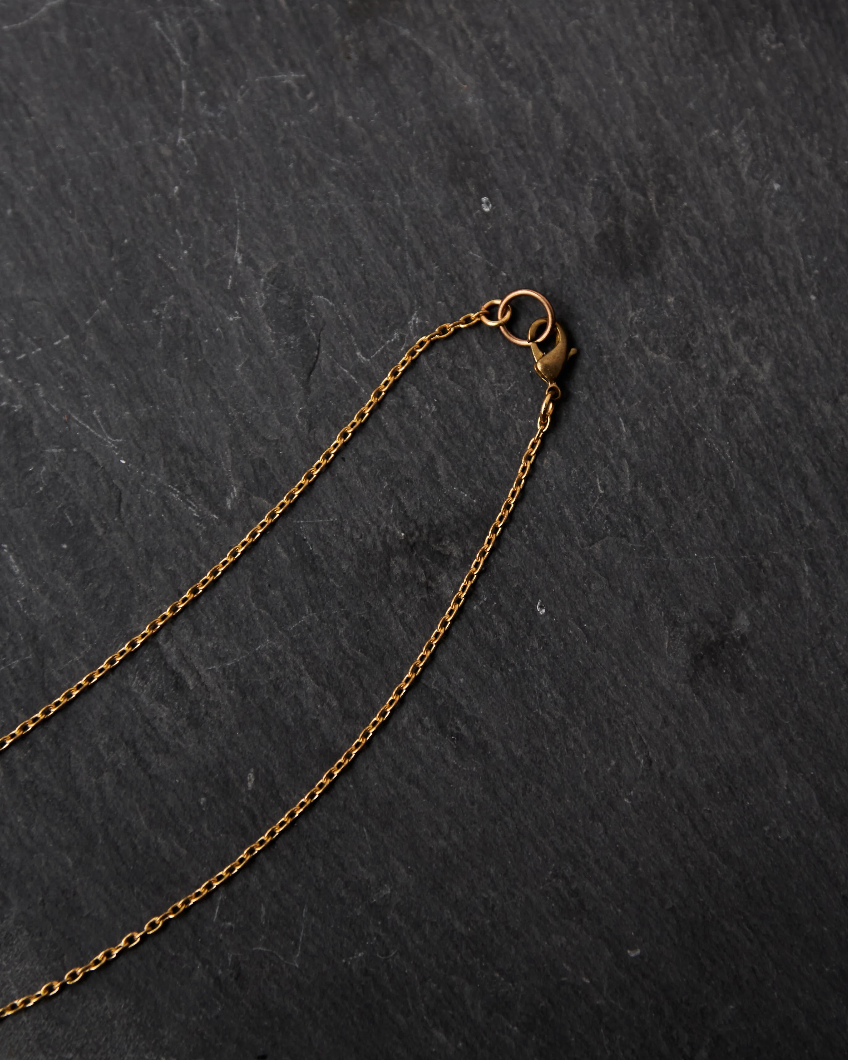 Another Feather Circle Necklace, Brass - Image 6