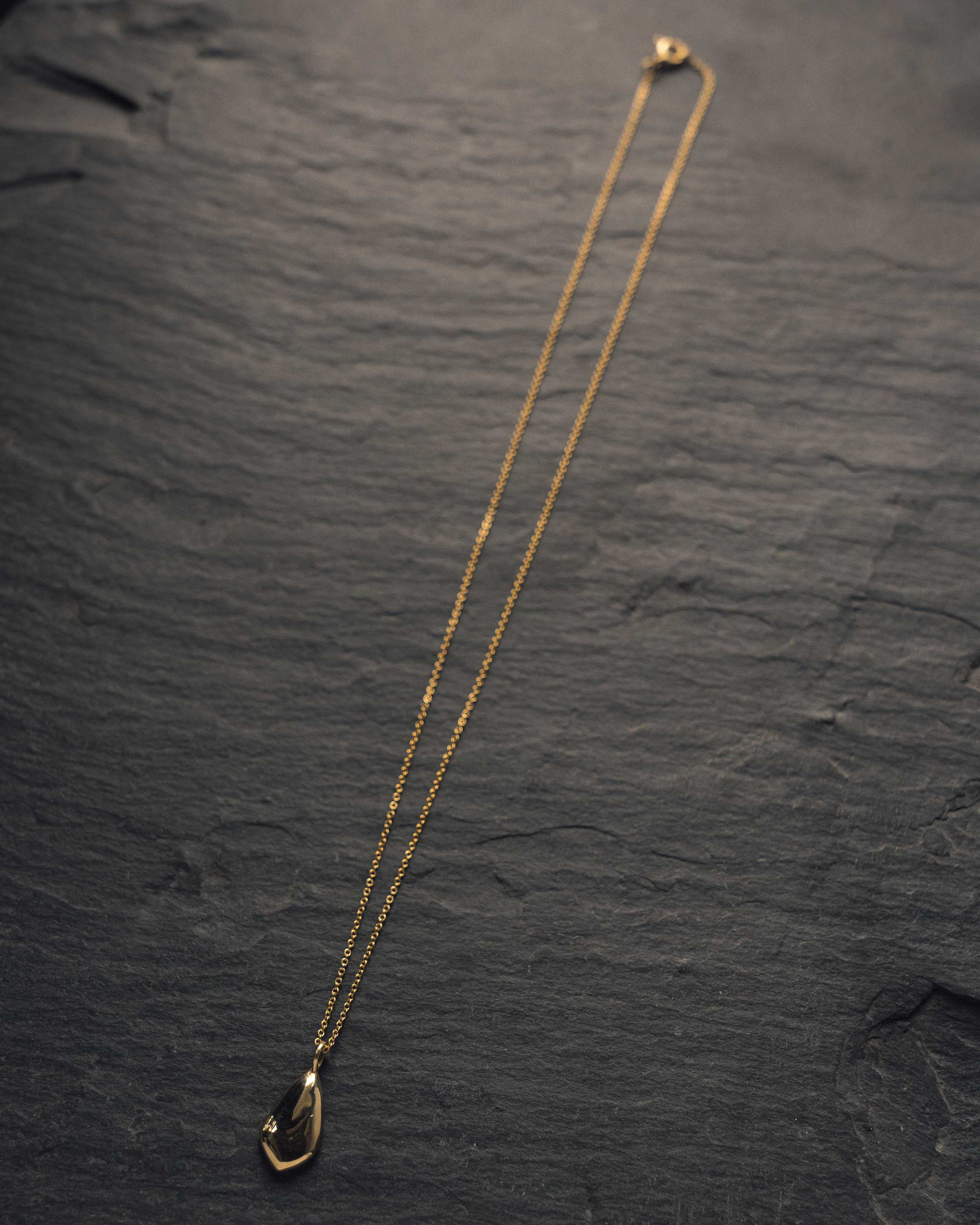 Another Feather Small Petal Necklace, Bronze - Image 4