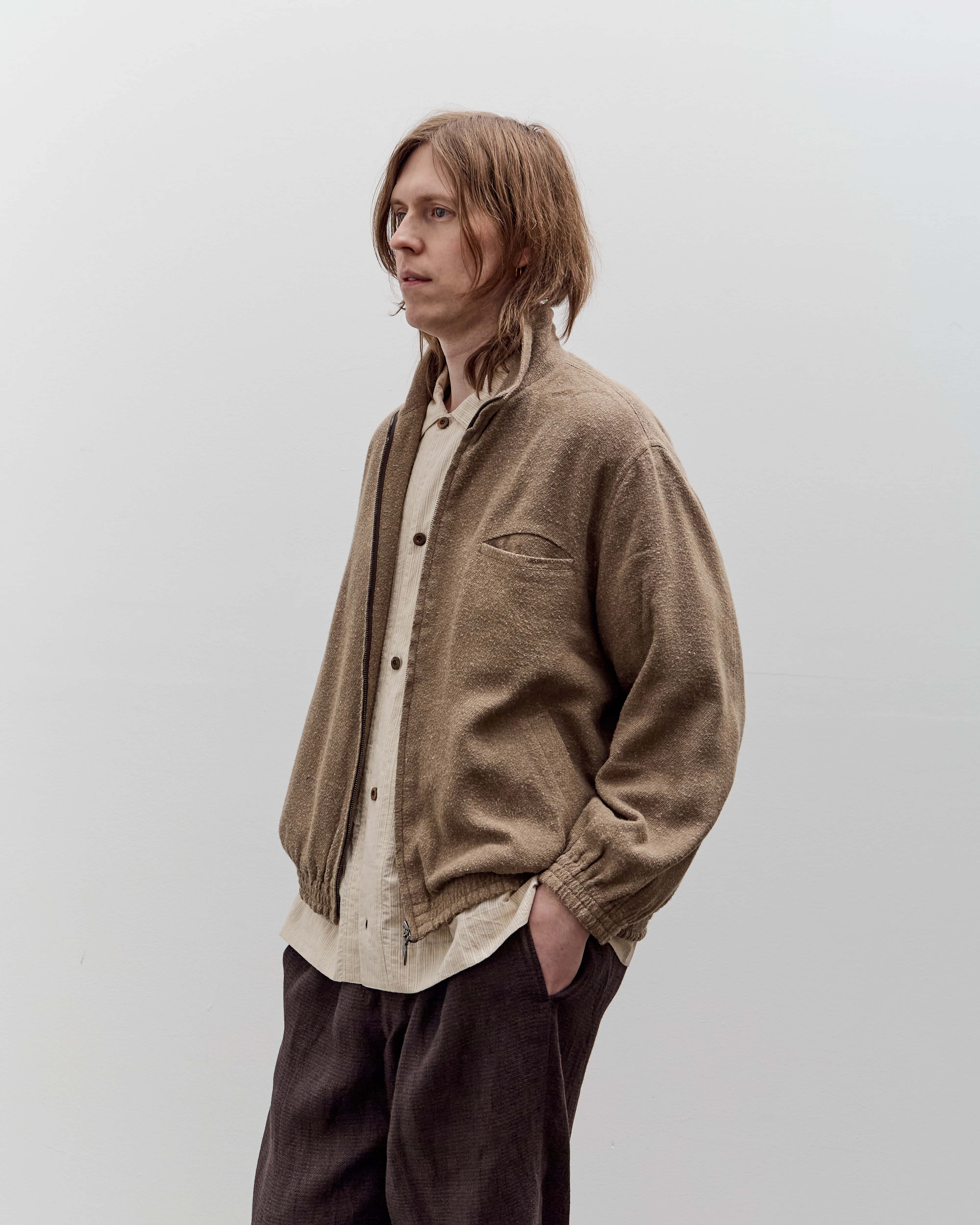 Aviva Jifei Xue Track Blouson, Beige - Image 4