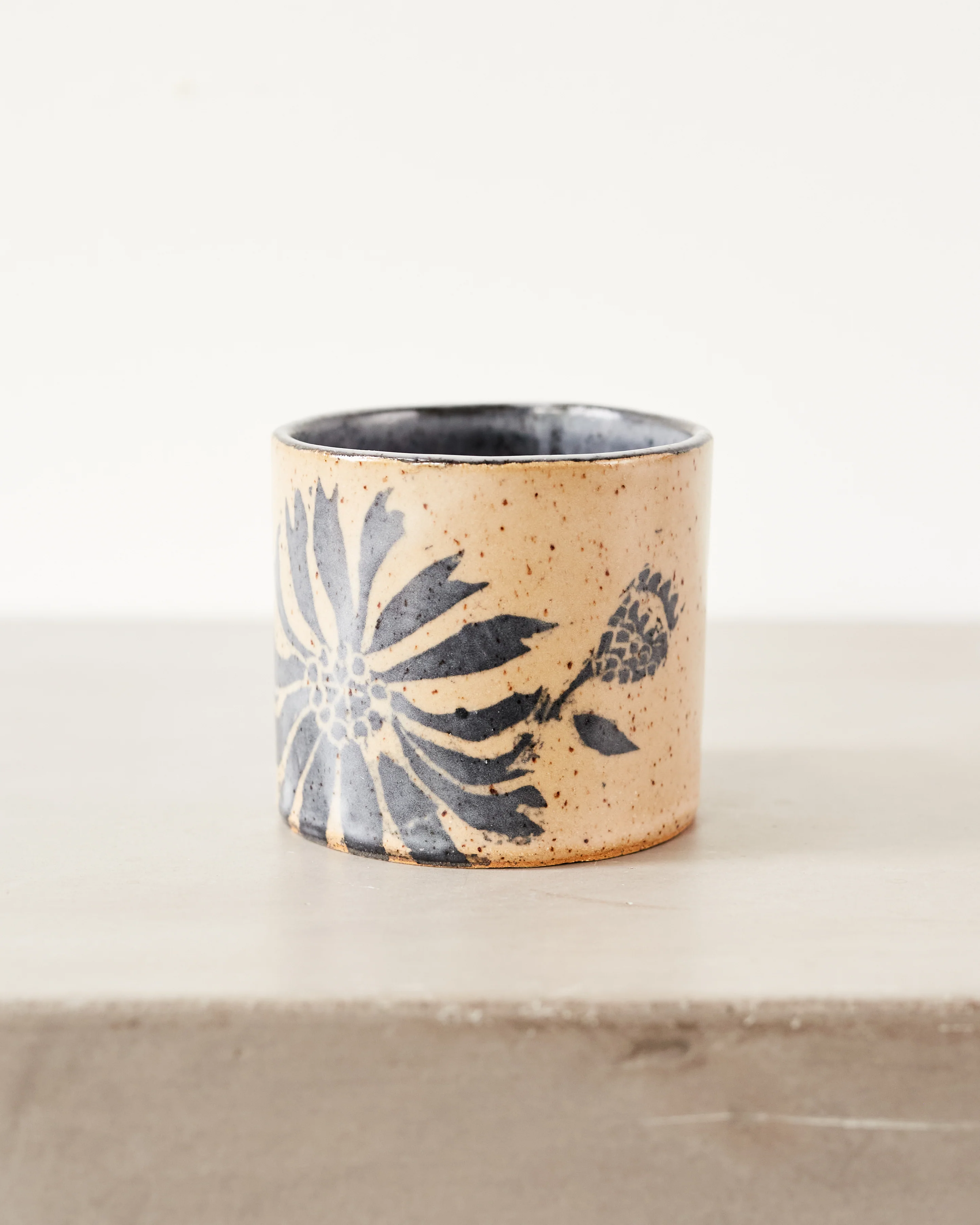 Ayame Bullock Indigo Floral, Tumbler - Image 3