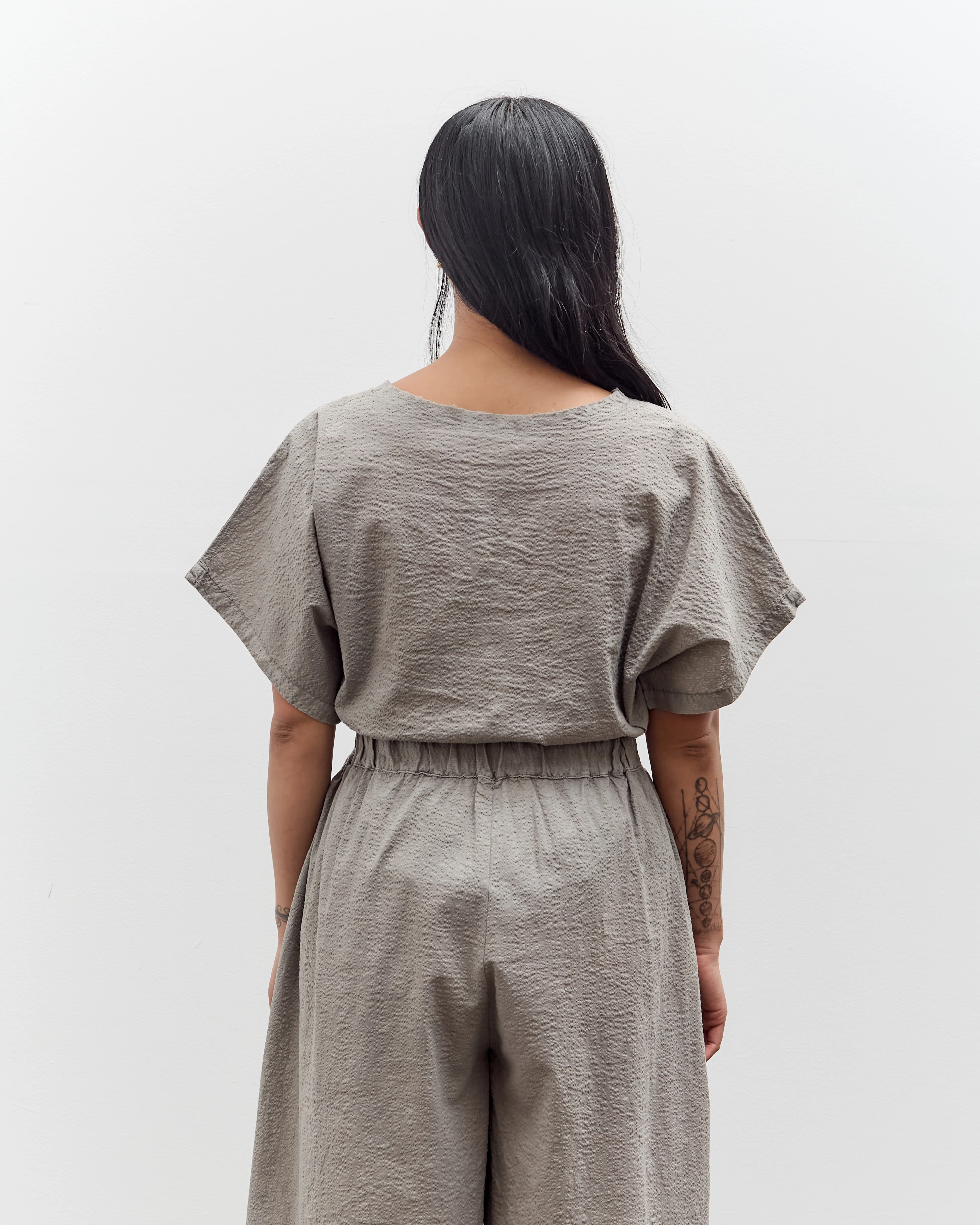 Black Crane Boxed Top, P. Grey - Image 6