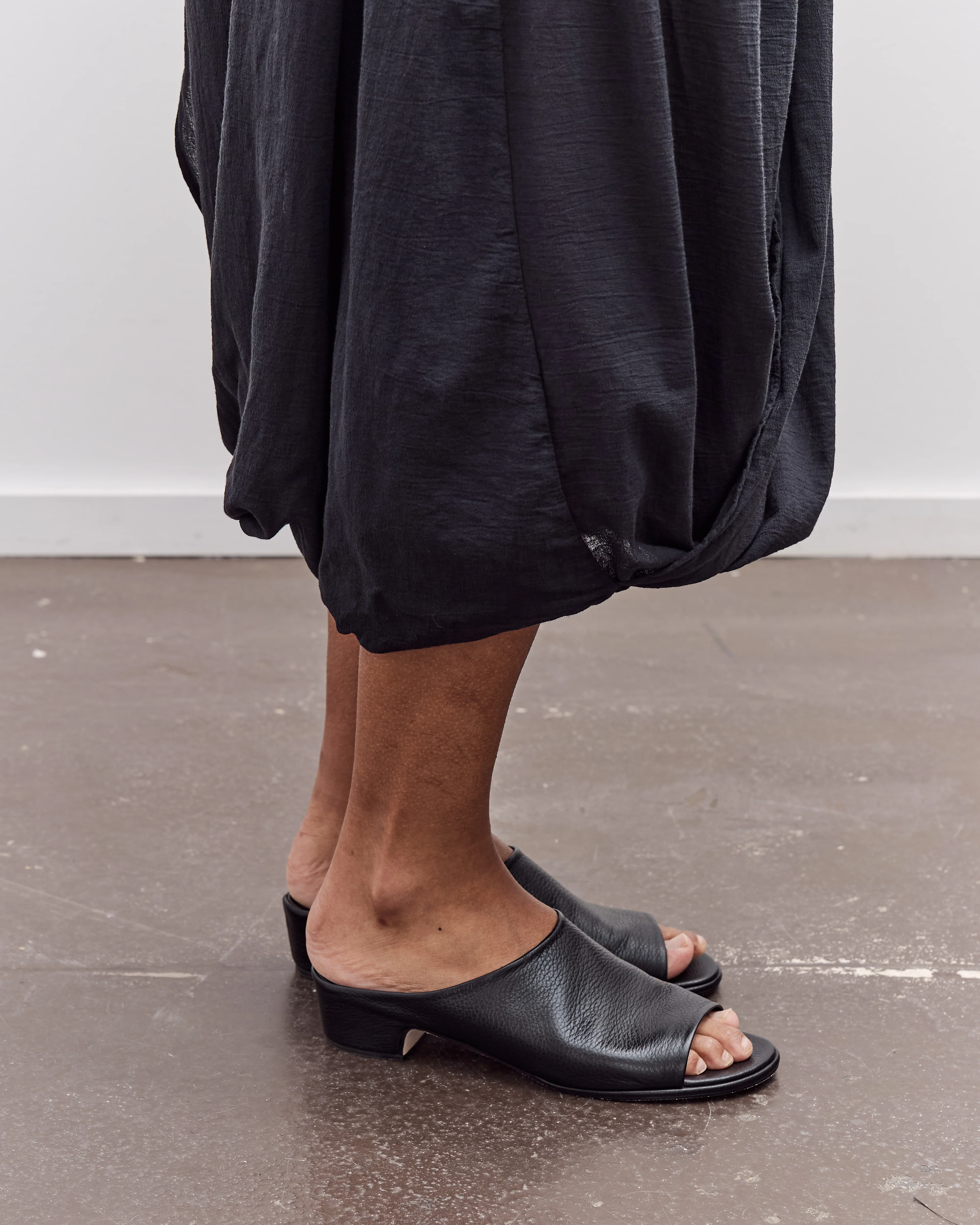 Black Crane Greek Column Skirt, Sumi Black - Image 7