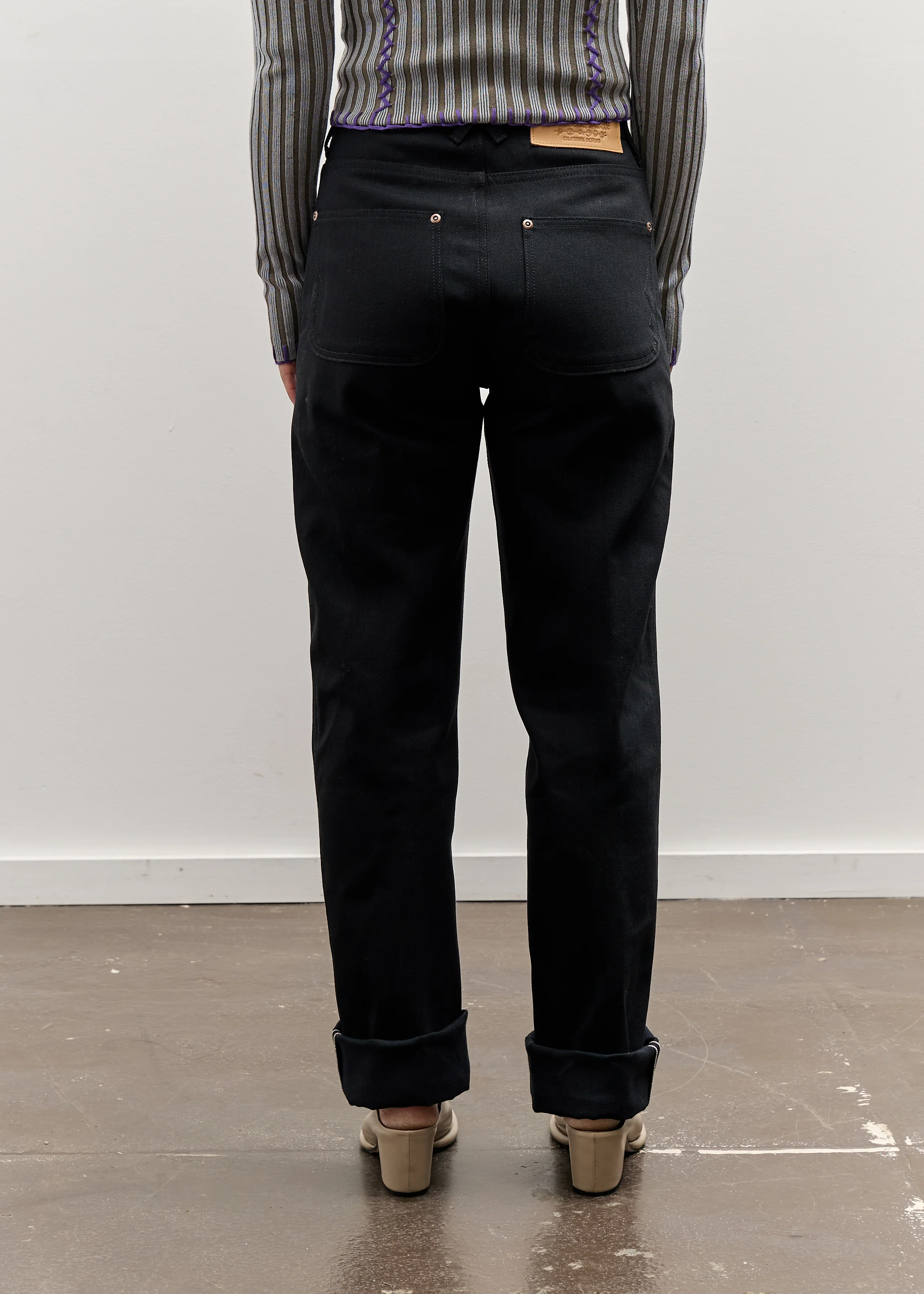 Brain Dead Type 01: 13.2oz Selvedge Denim, Solid Black - Image 8