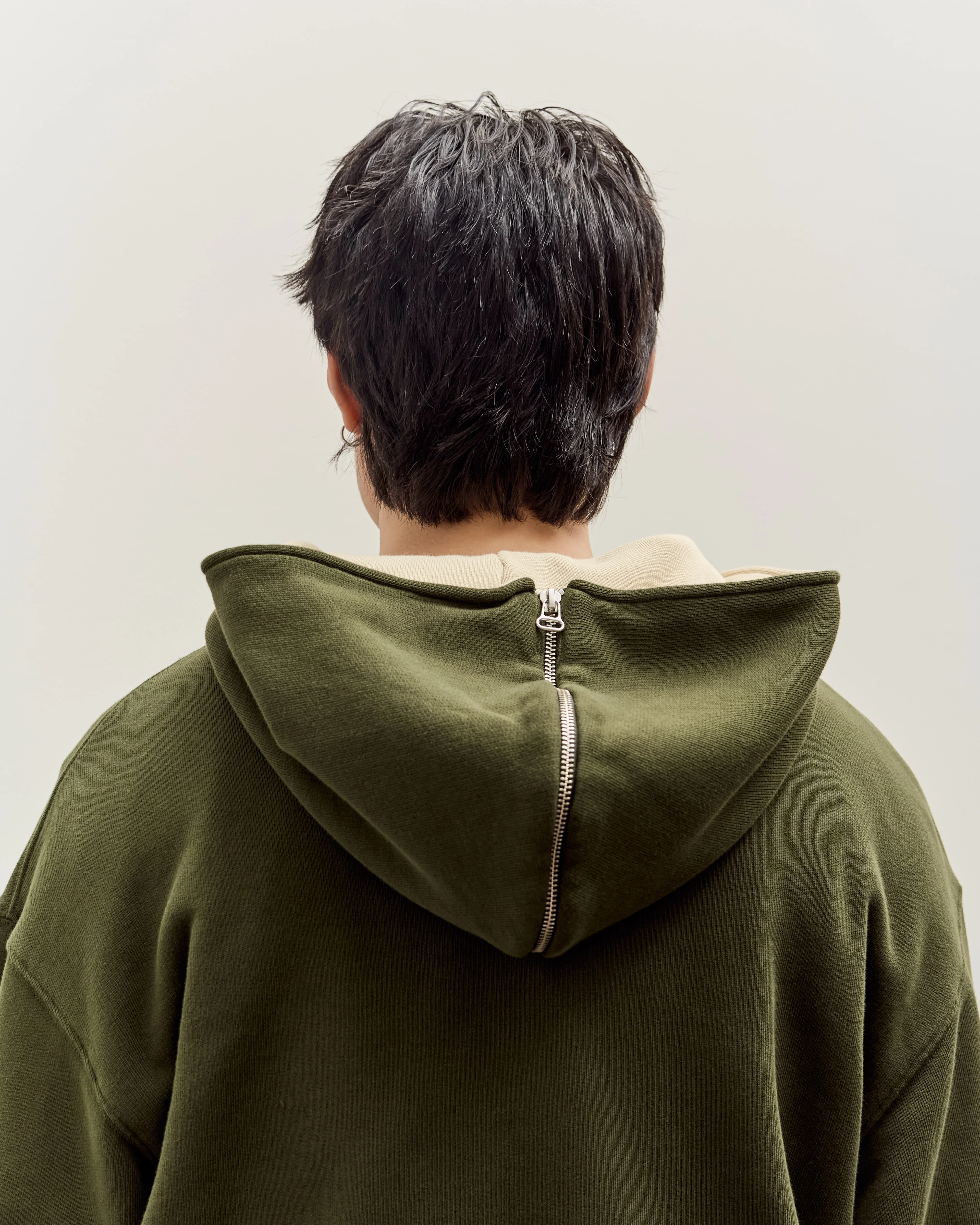 Brain Dead Zip Hoodie, Green - Image 10
