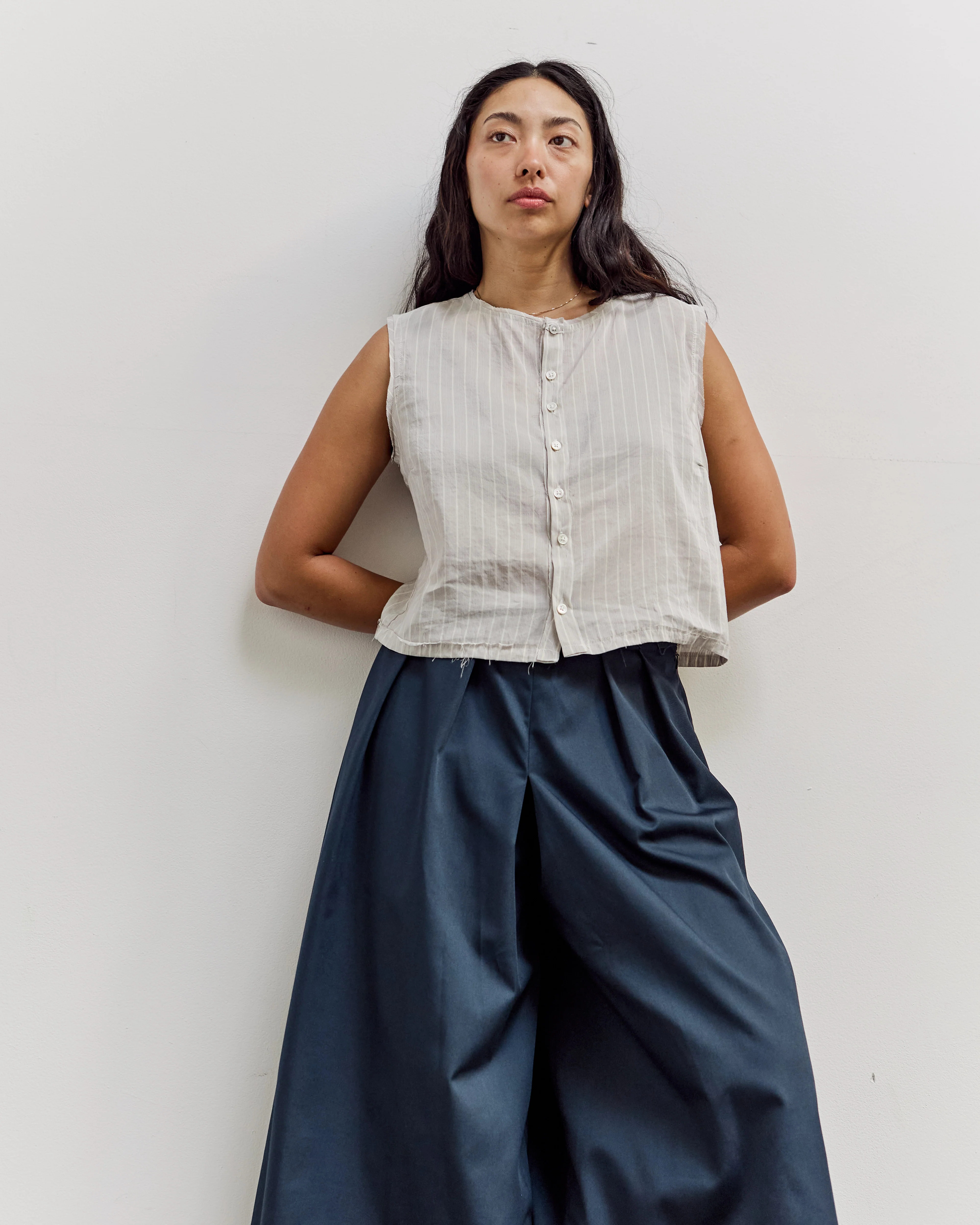 Camiel Fortgens Square Top,
Grey/White Stripe - Image 8