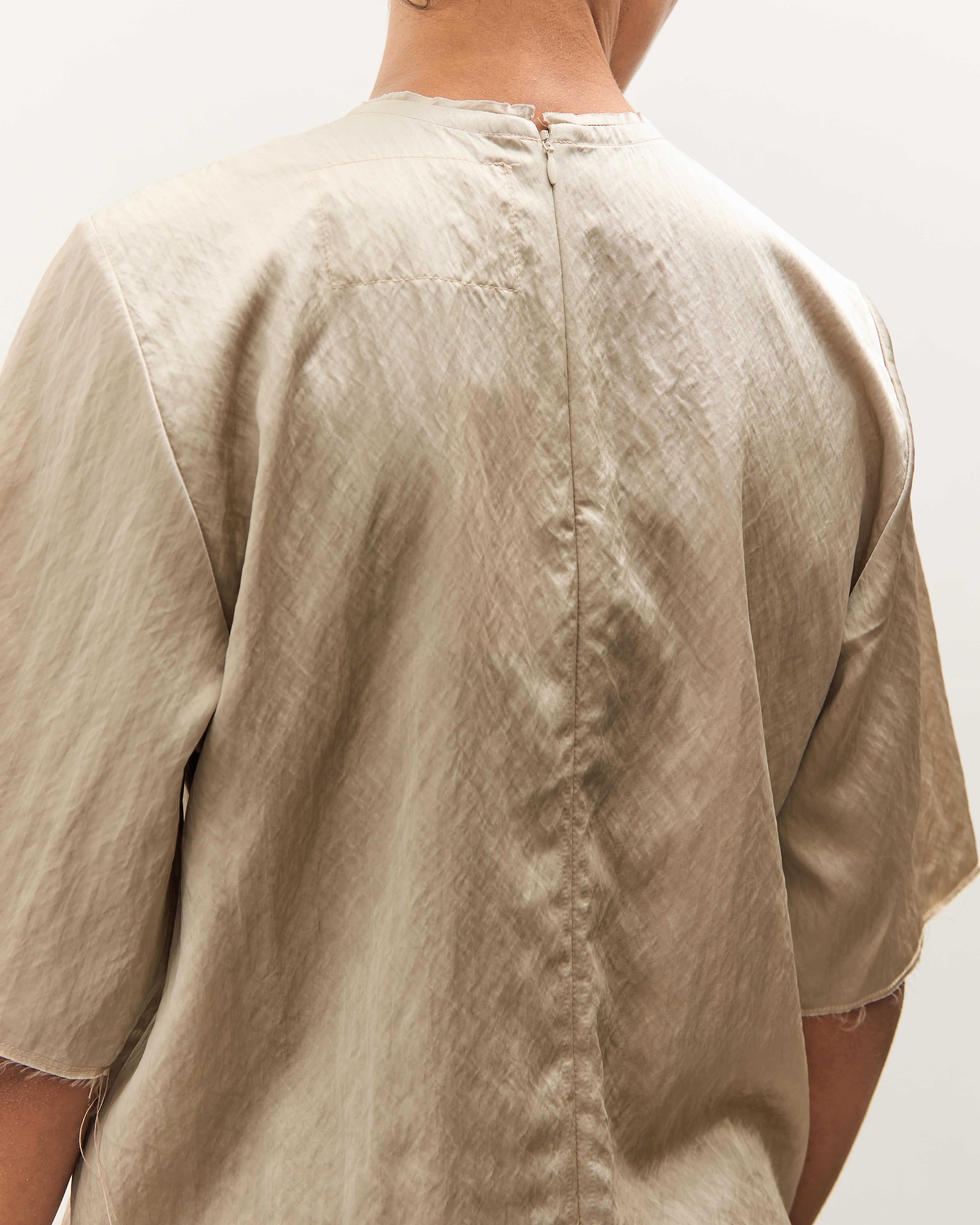 Camiel Fortgens Tailored Tee Top, Champagne - Image 2