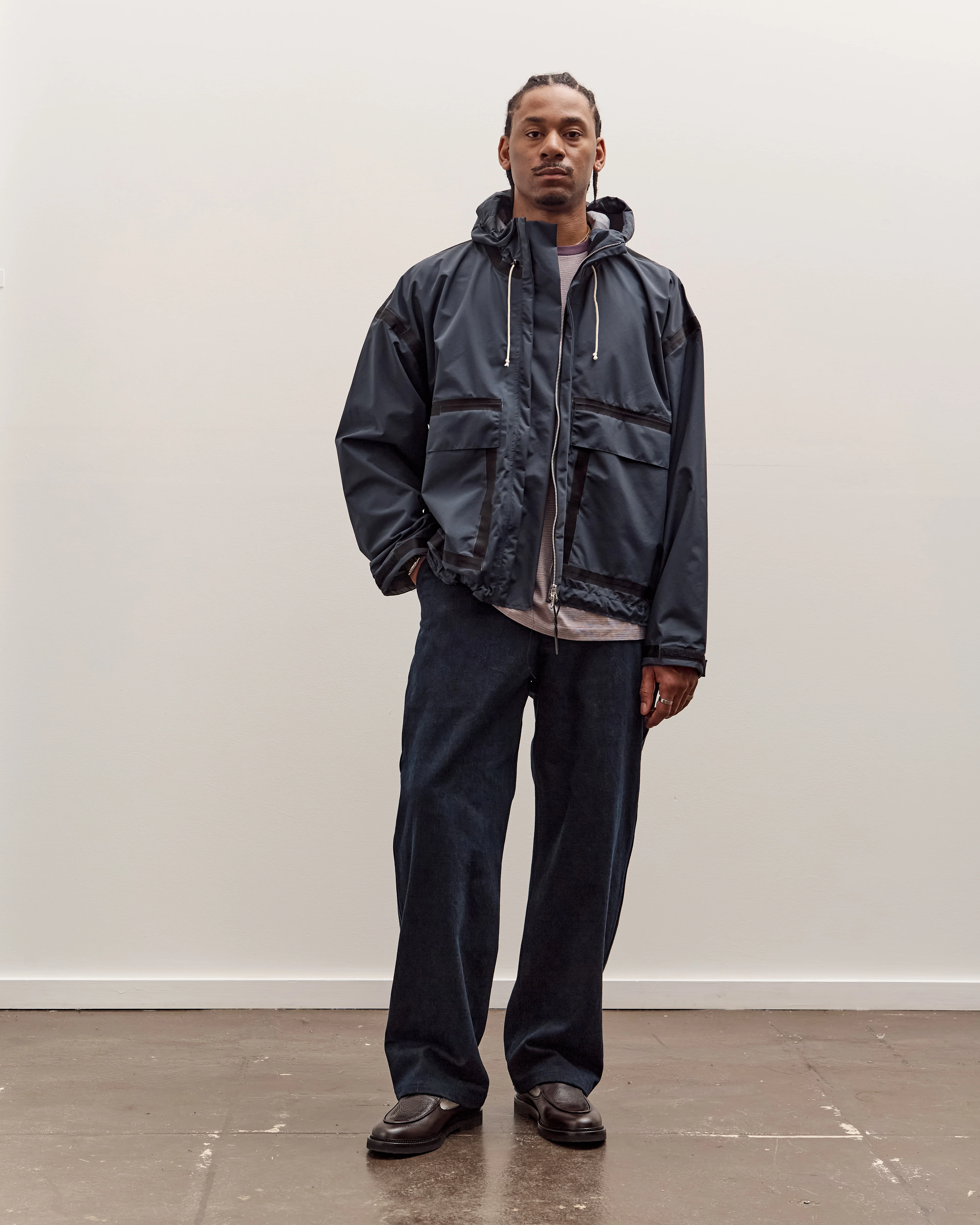 Camiel Fortgens Taped Outdoor Jacket Unisex, Navy - Image 3