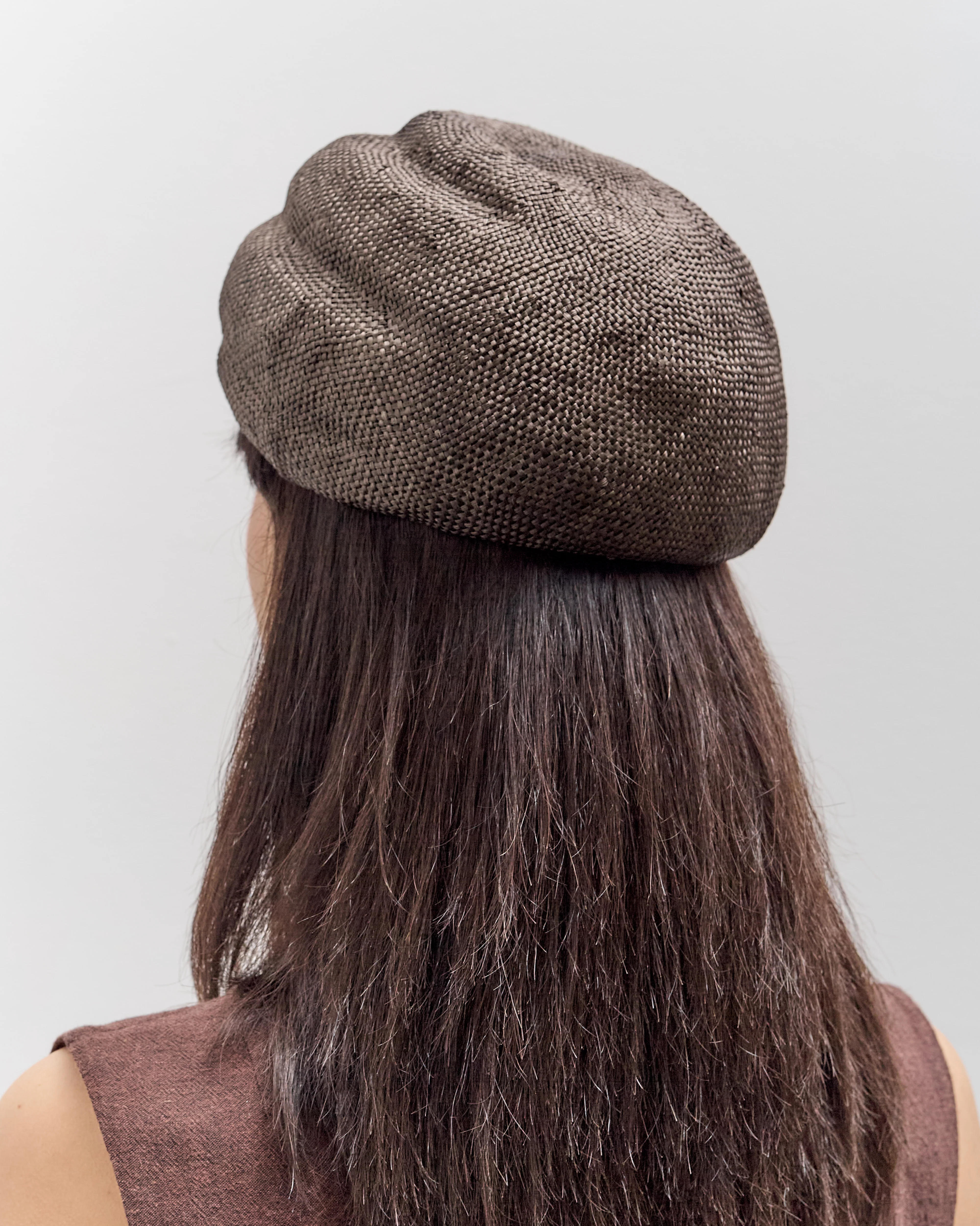Cawley Brookes Boswell Straw Hat, Chocolate - Image 5