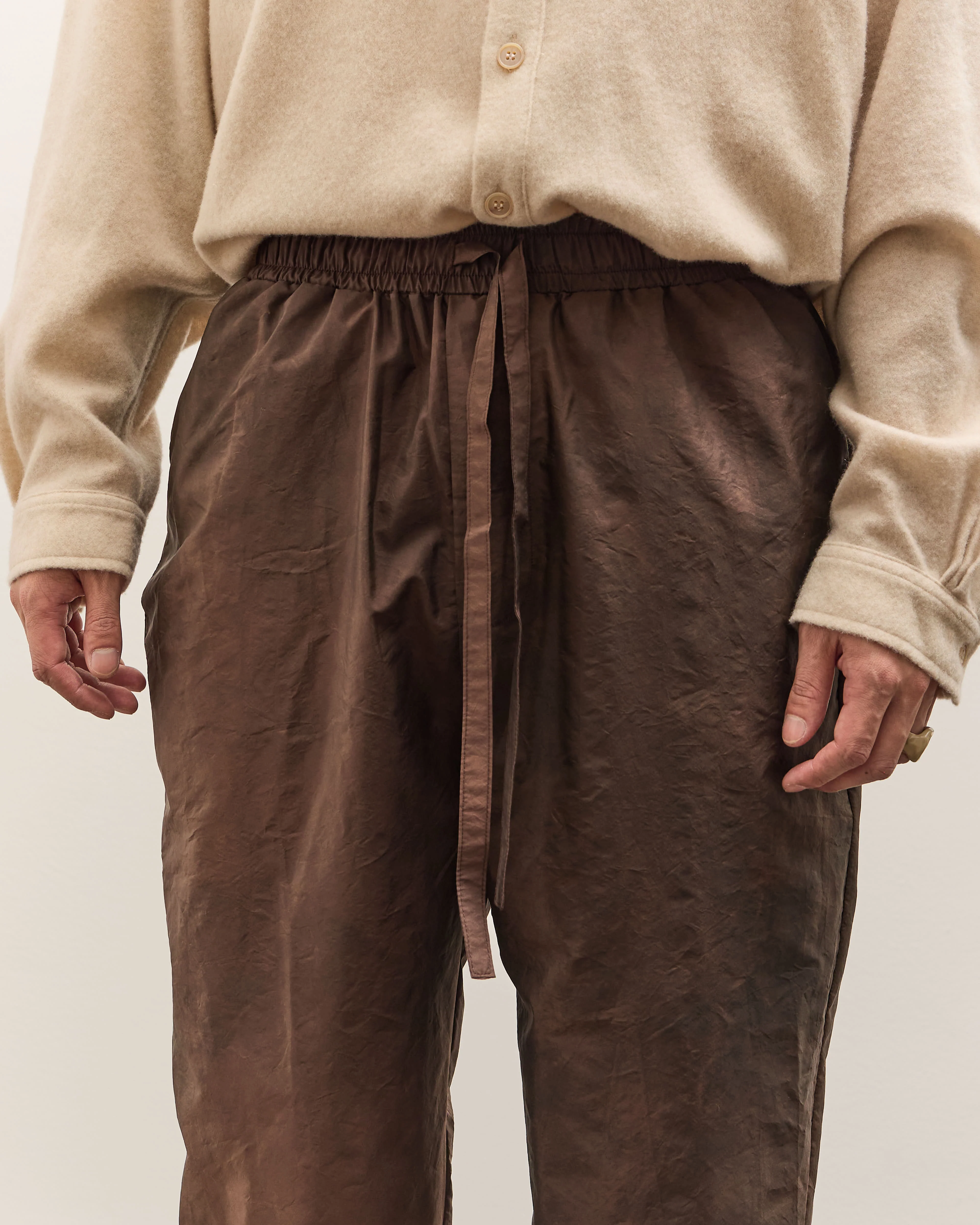 Colbo Draw Pants Unisex, Washed Burgundy - Image 2