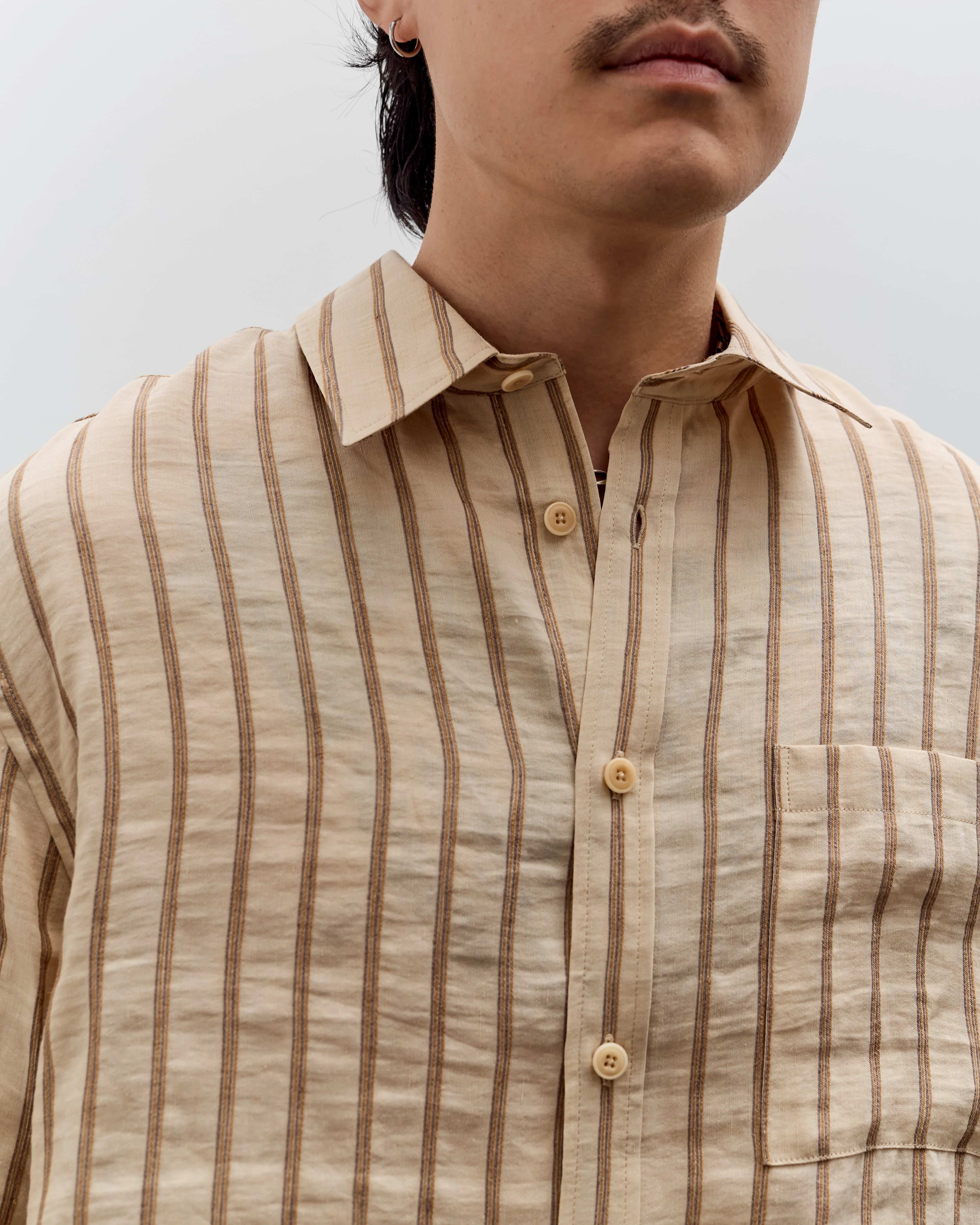 Colbo TK Shirt, Striped Sand - Image 5