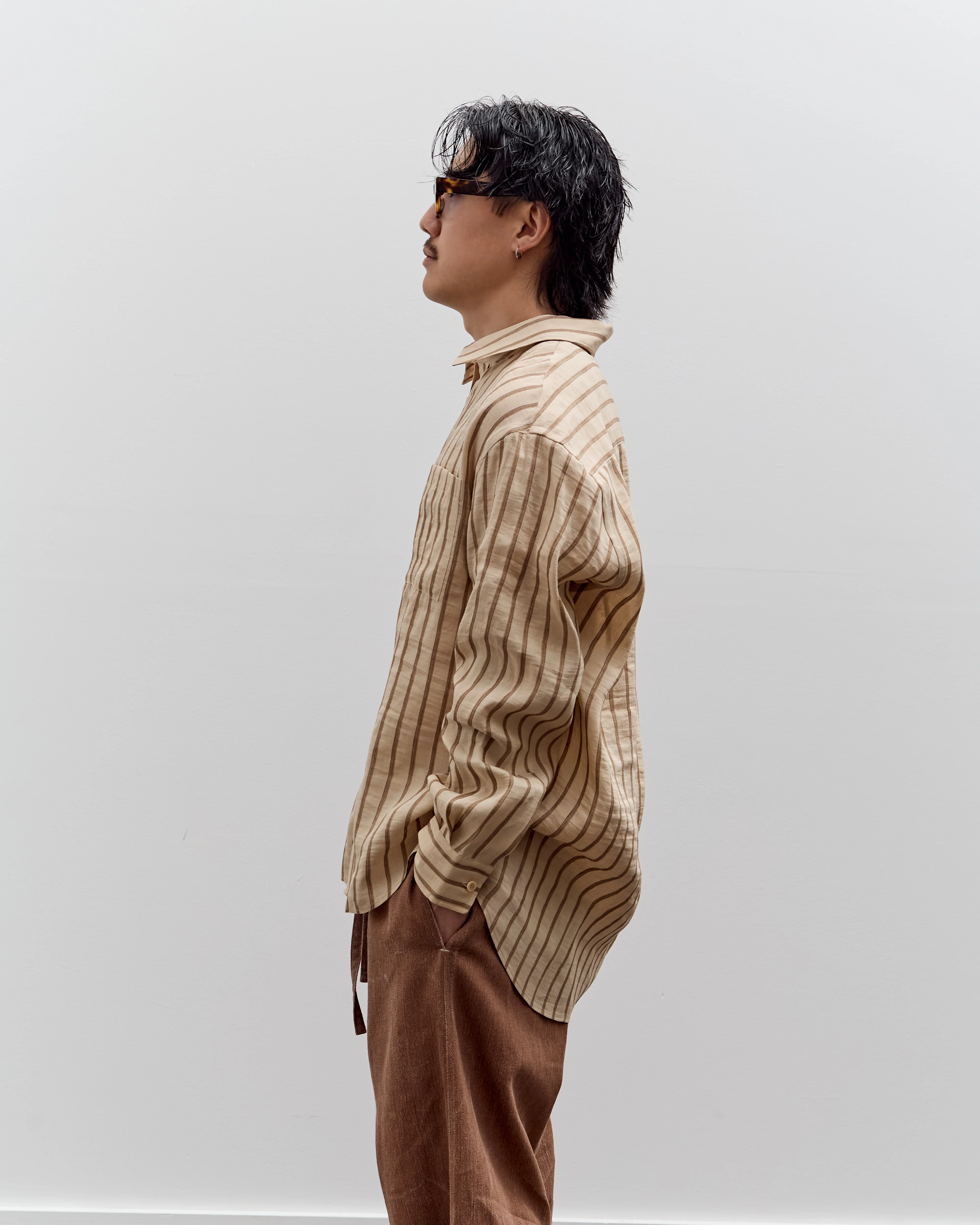 Colbo TK Shirt, Striped Sand - Image 6