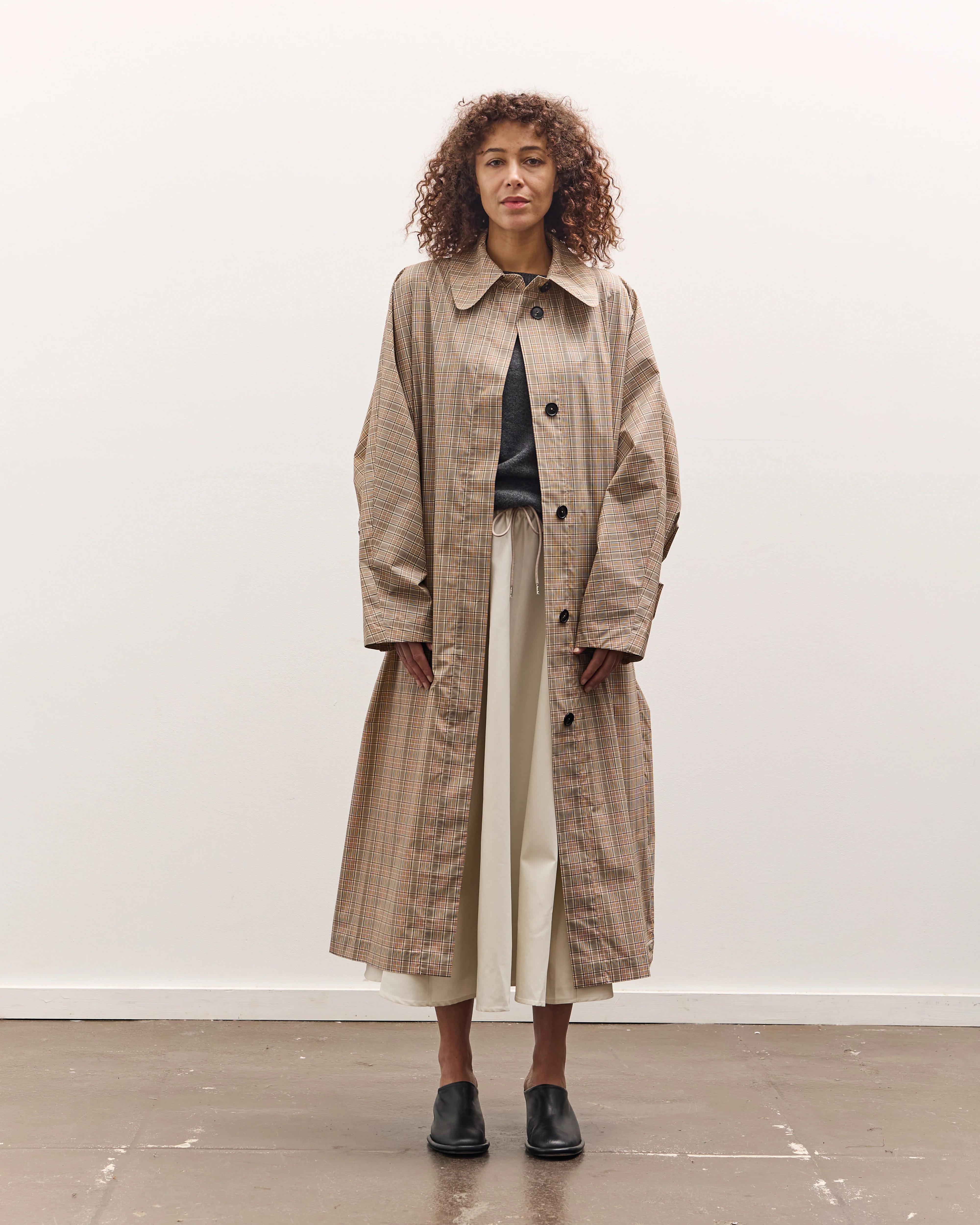 Cordera Batwing Trench, Tartan - Image 3