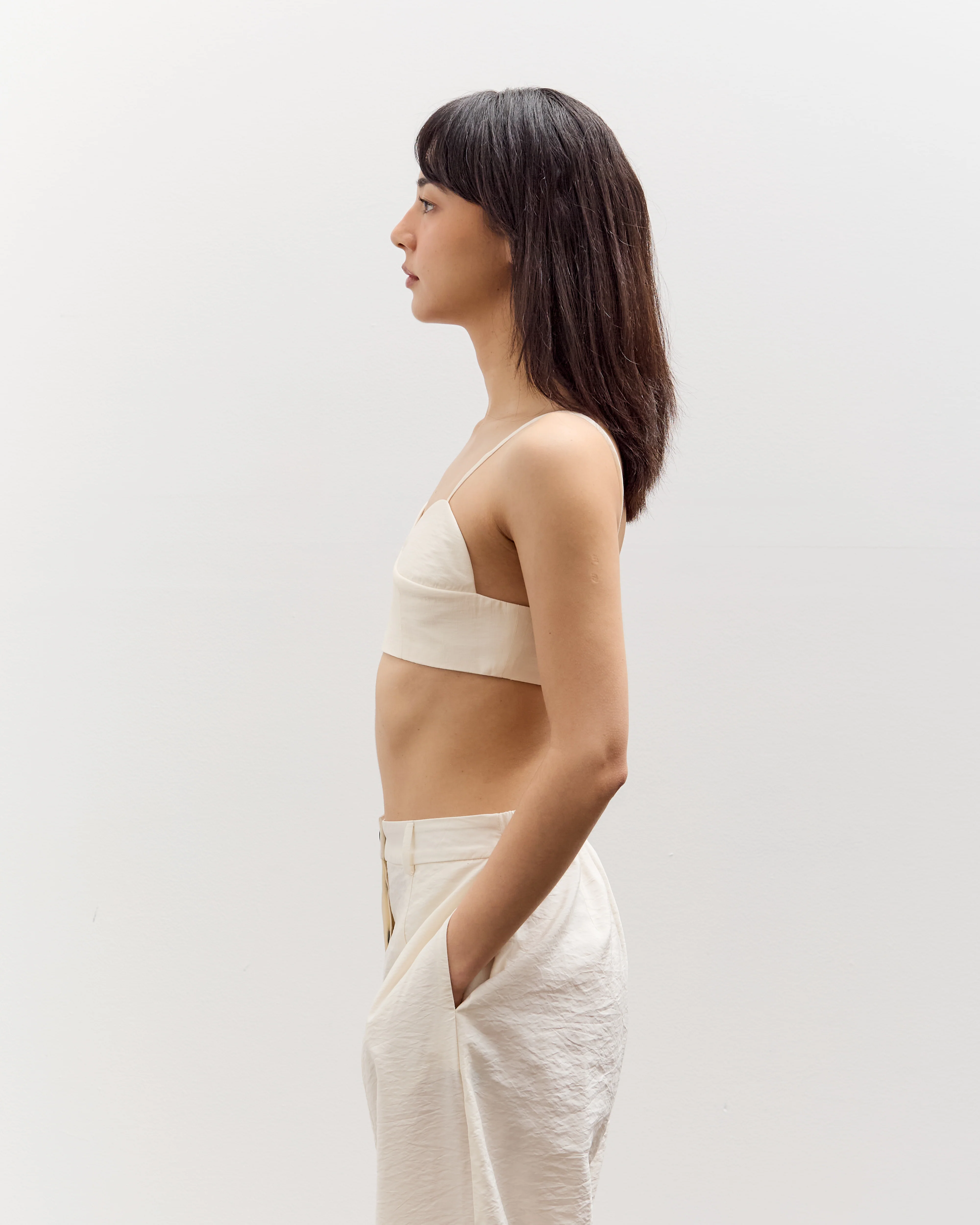 Cordera Heart-Shaped Bralette, Marfil - Image 4