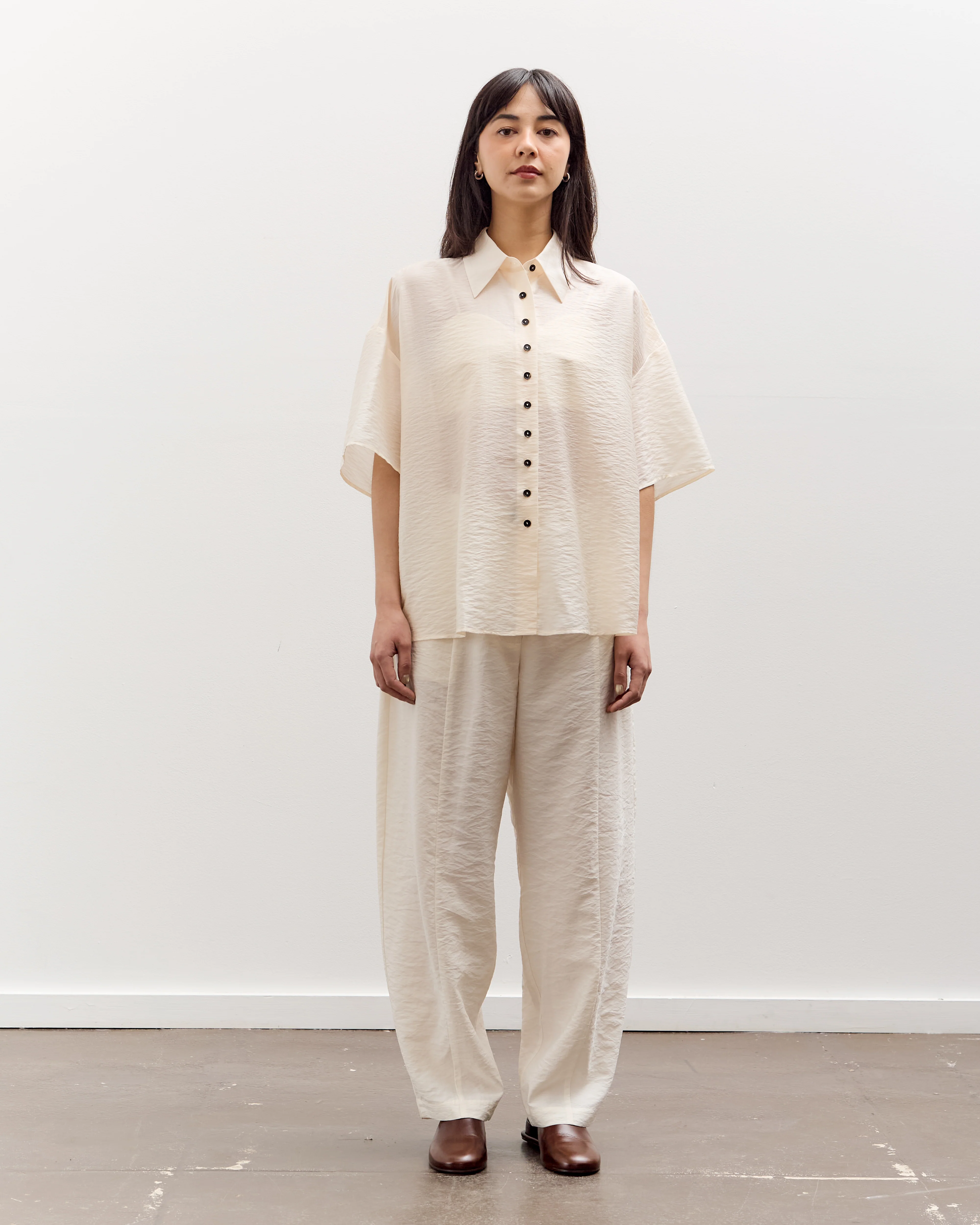 Cordera Short Sleeve Shirt, Marfil - Image 3