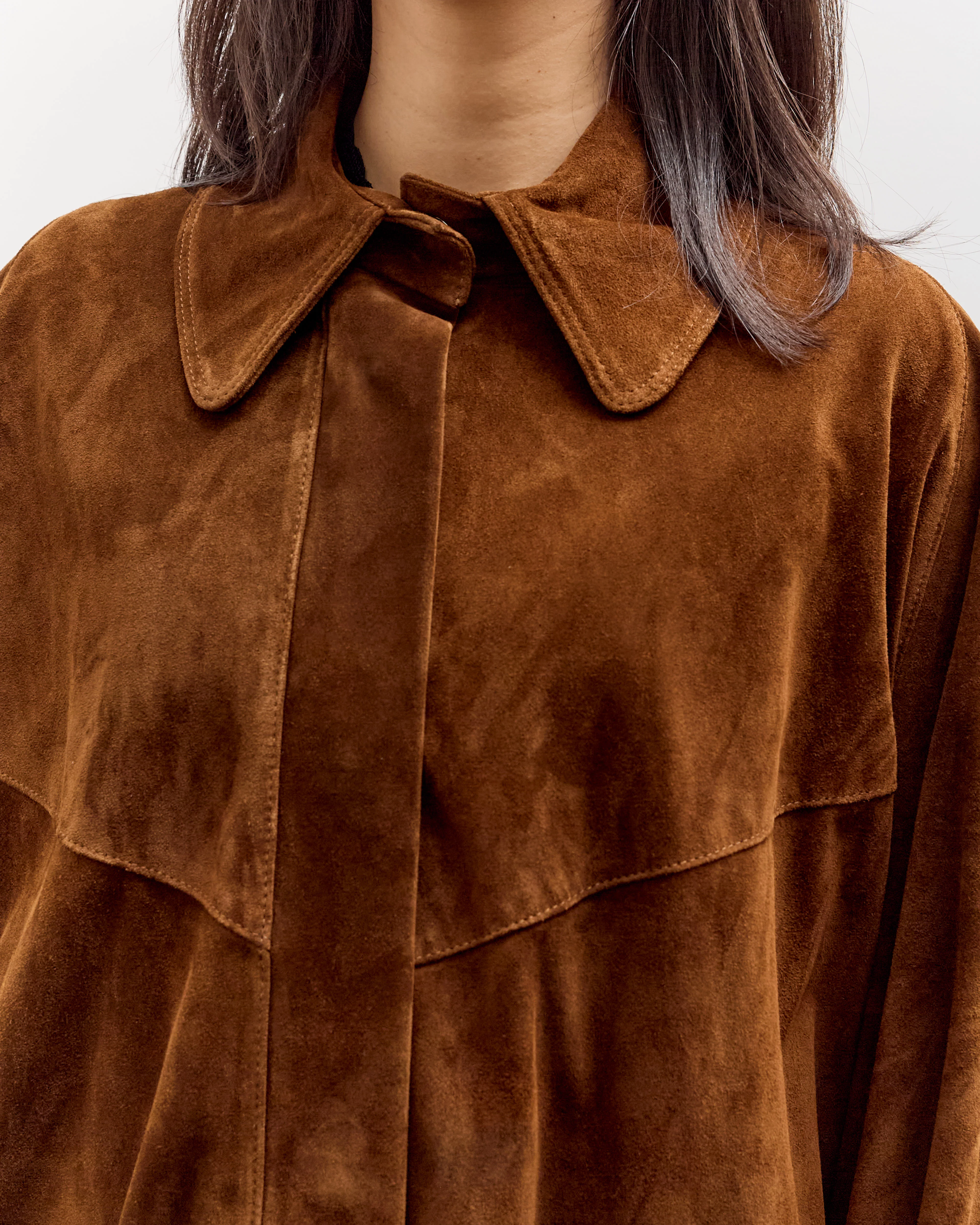 Cordera Suede Batwing Jacket, Brandy - Image 2