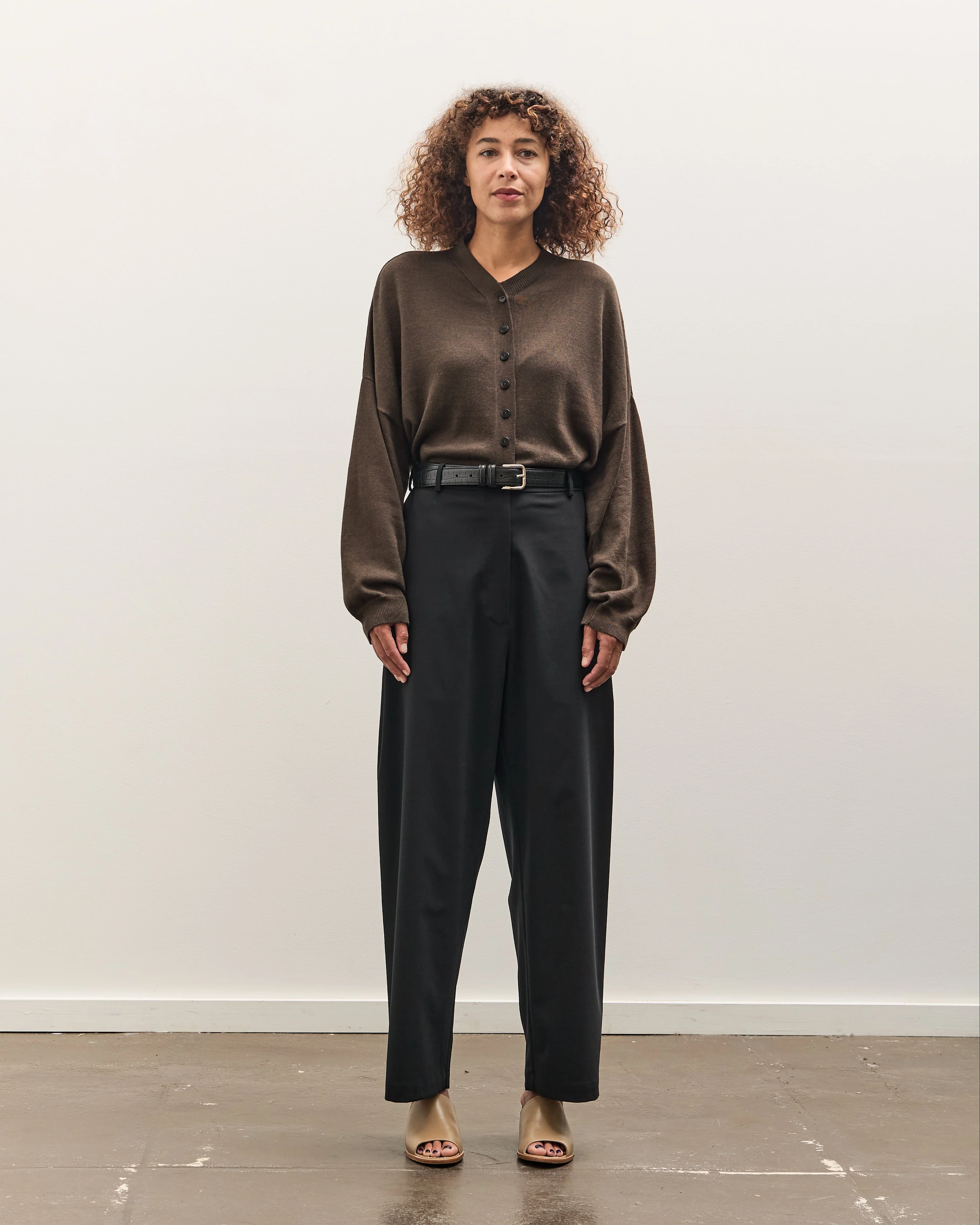 Cordera Wide Leg Pants, Black - Image 3