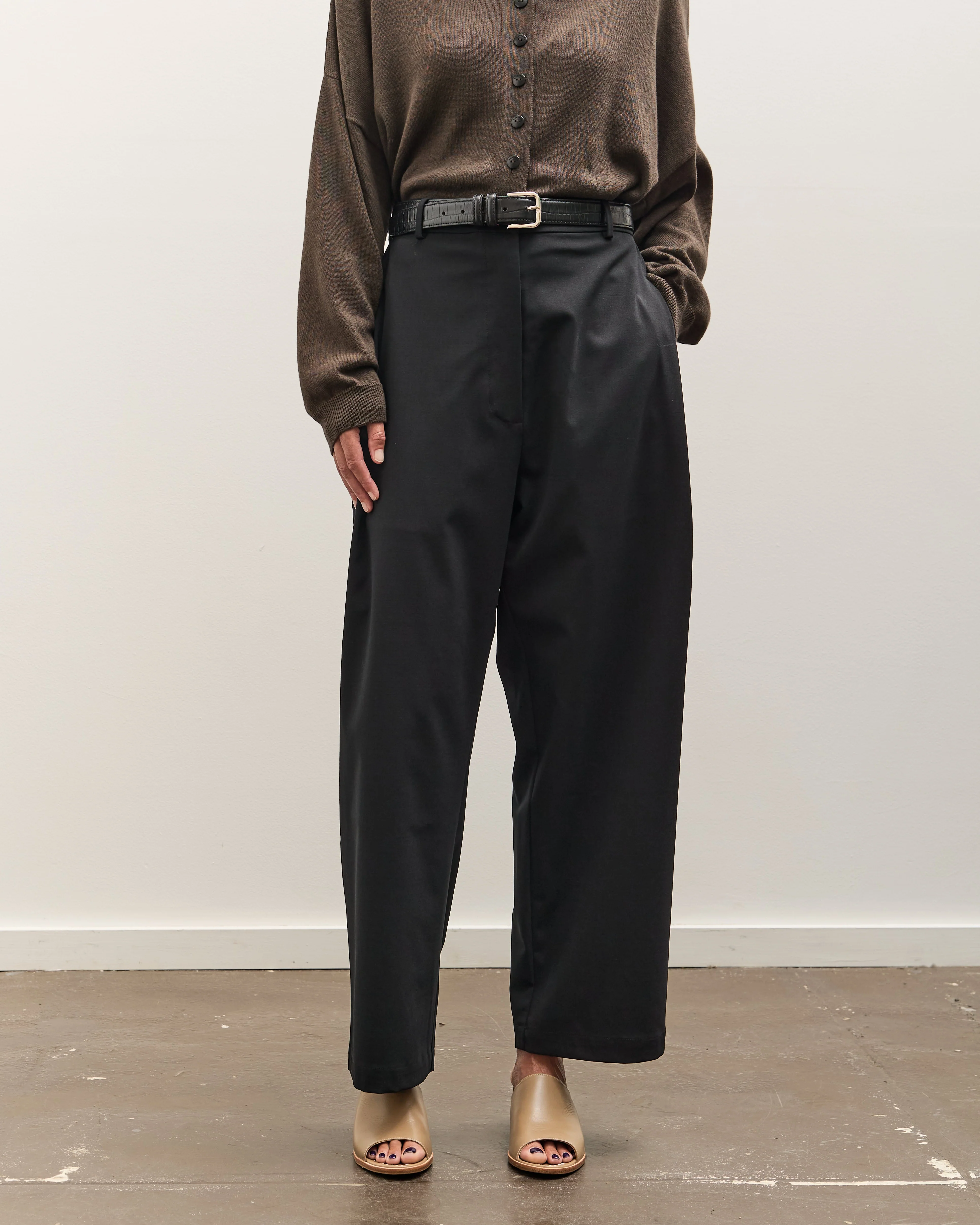 Cordera Wide Leg Pants, Black - Image 4