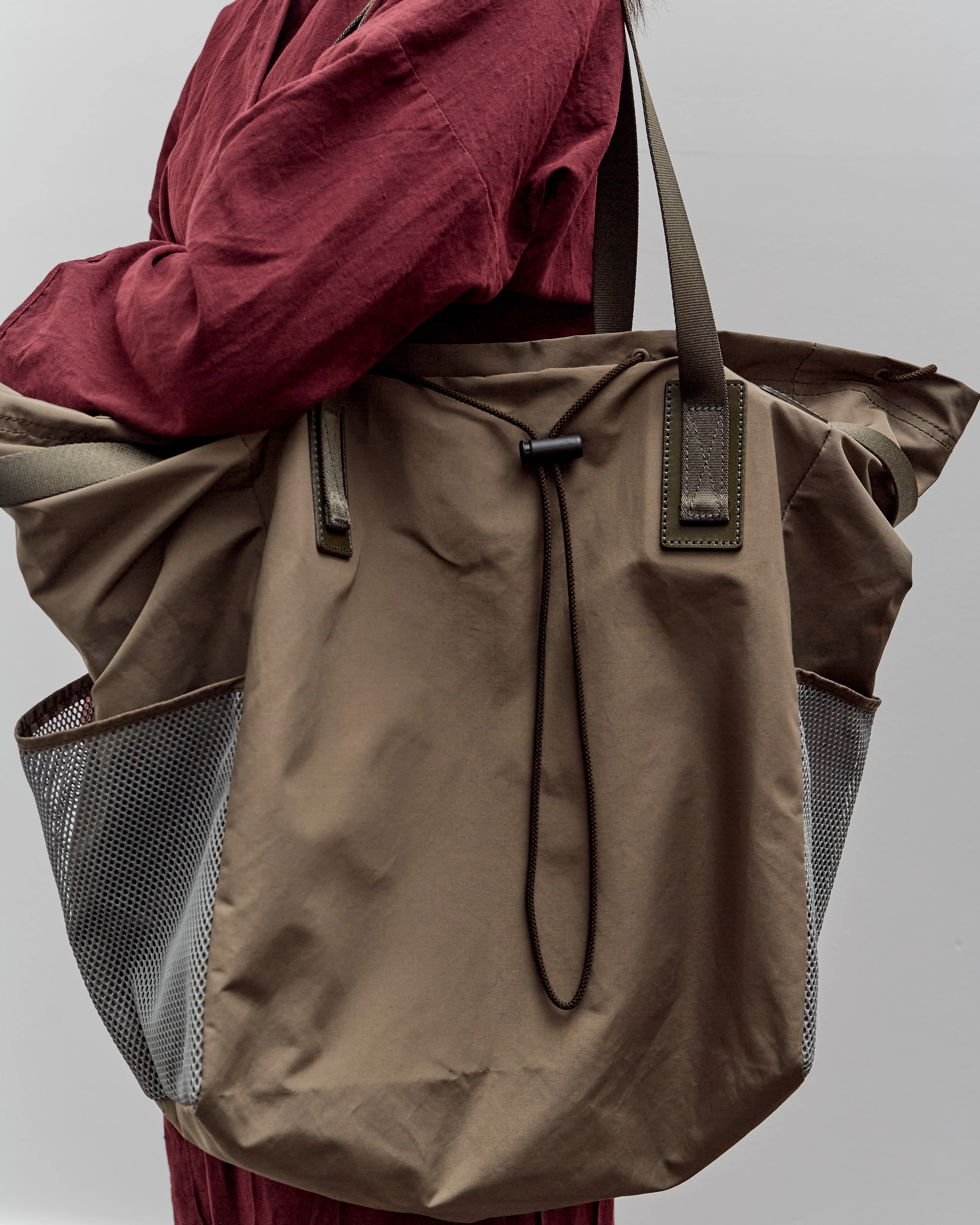 Hender Scheme Functional Tote Bag, Khaki Olive - Image 5