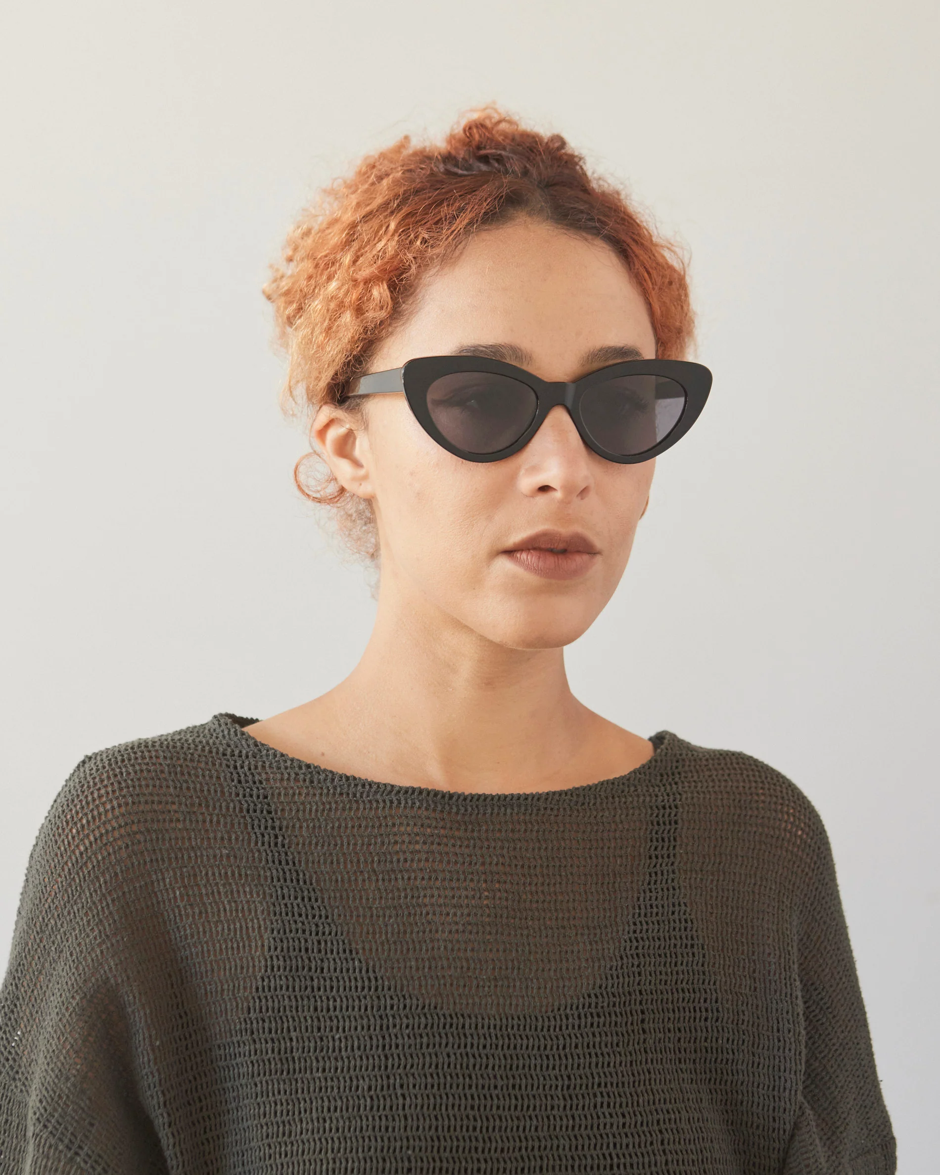 Illesteva Pamela Sunglasses, Black - Image 2