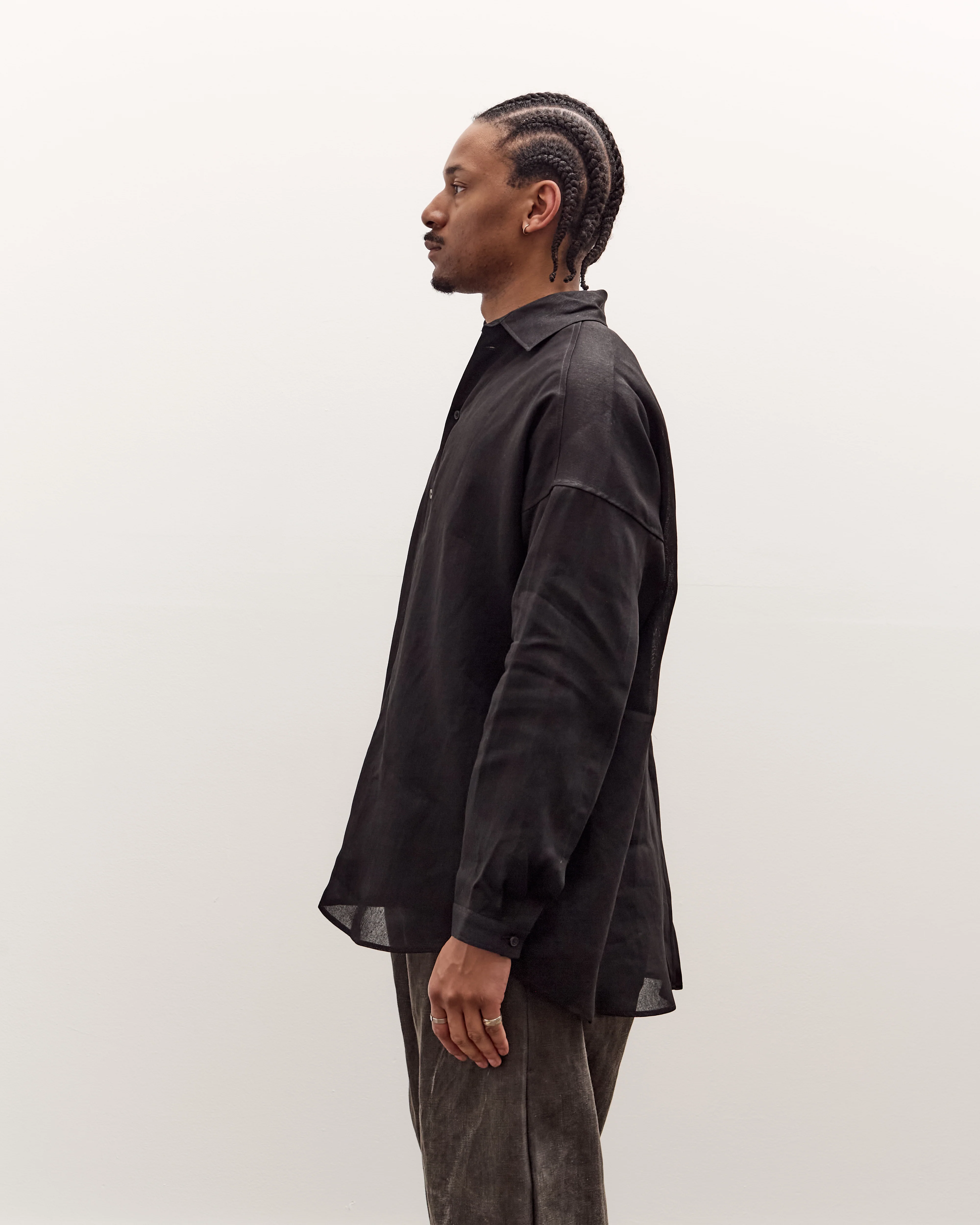 Jan-Jan Van Essche Shirt #100, Black - Image 5
