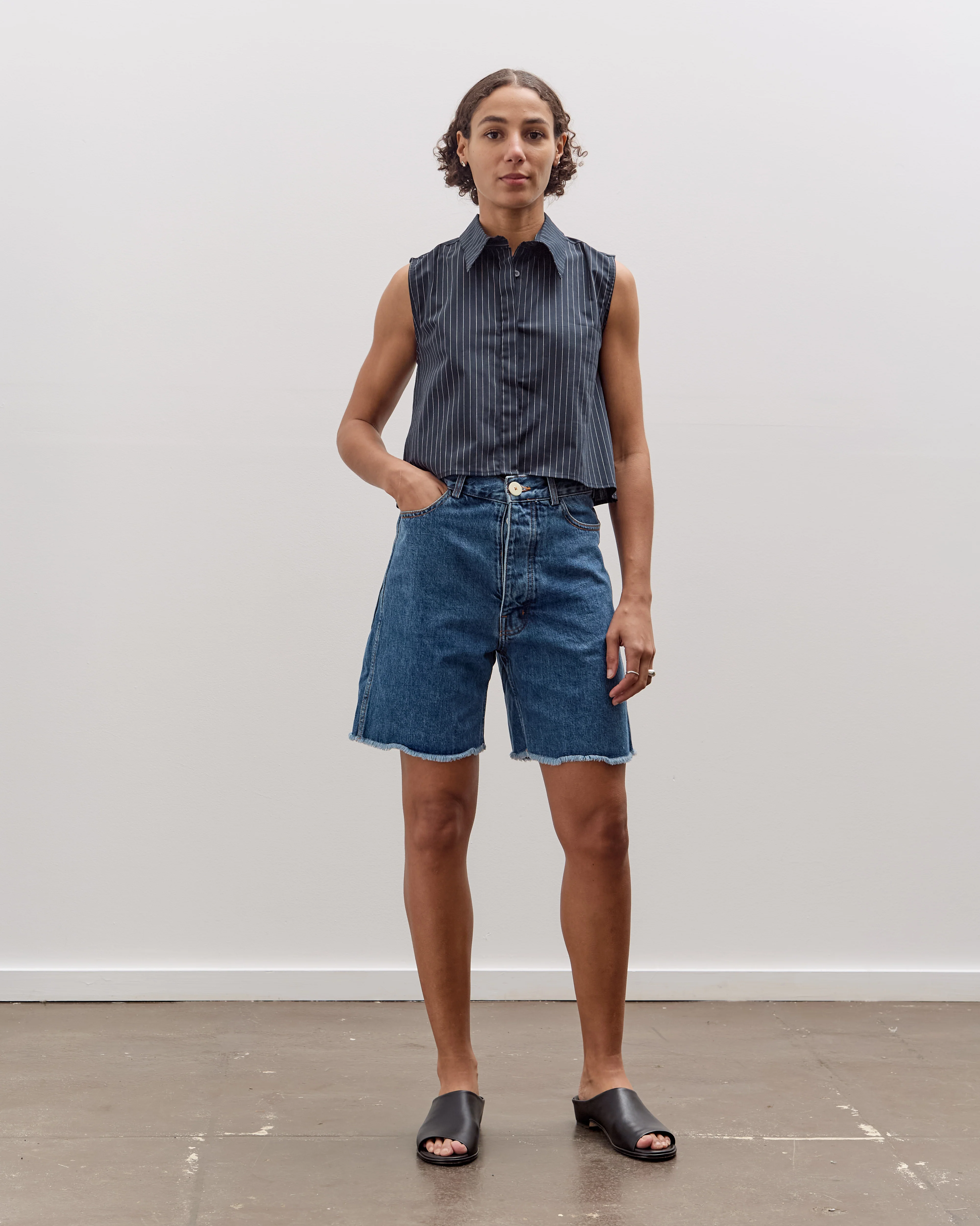 Jesse Kamm Ellis Top, Black Stripe - Image 3