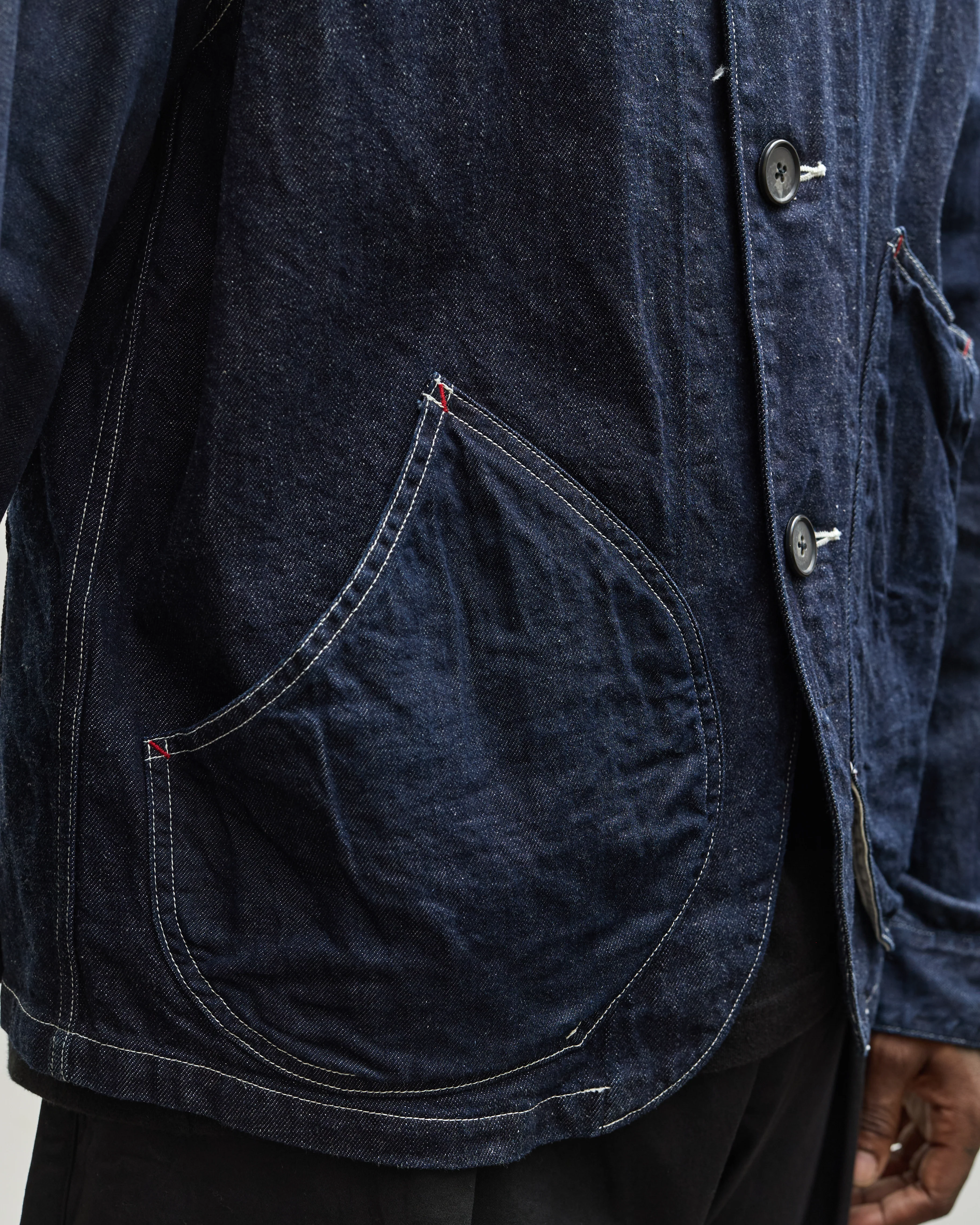 Kapital 11.5ozDenim x 8ozDenim RINGOMAN Coverall Unisex, IDG - Image 8