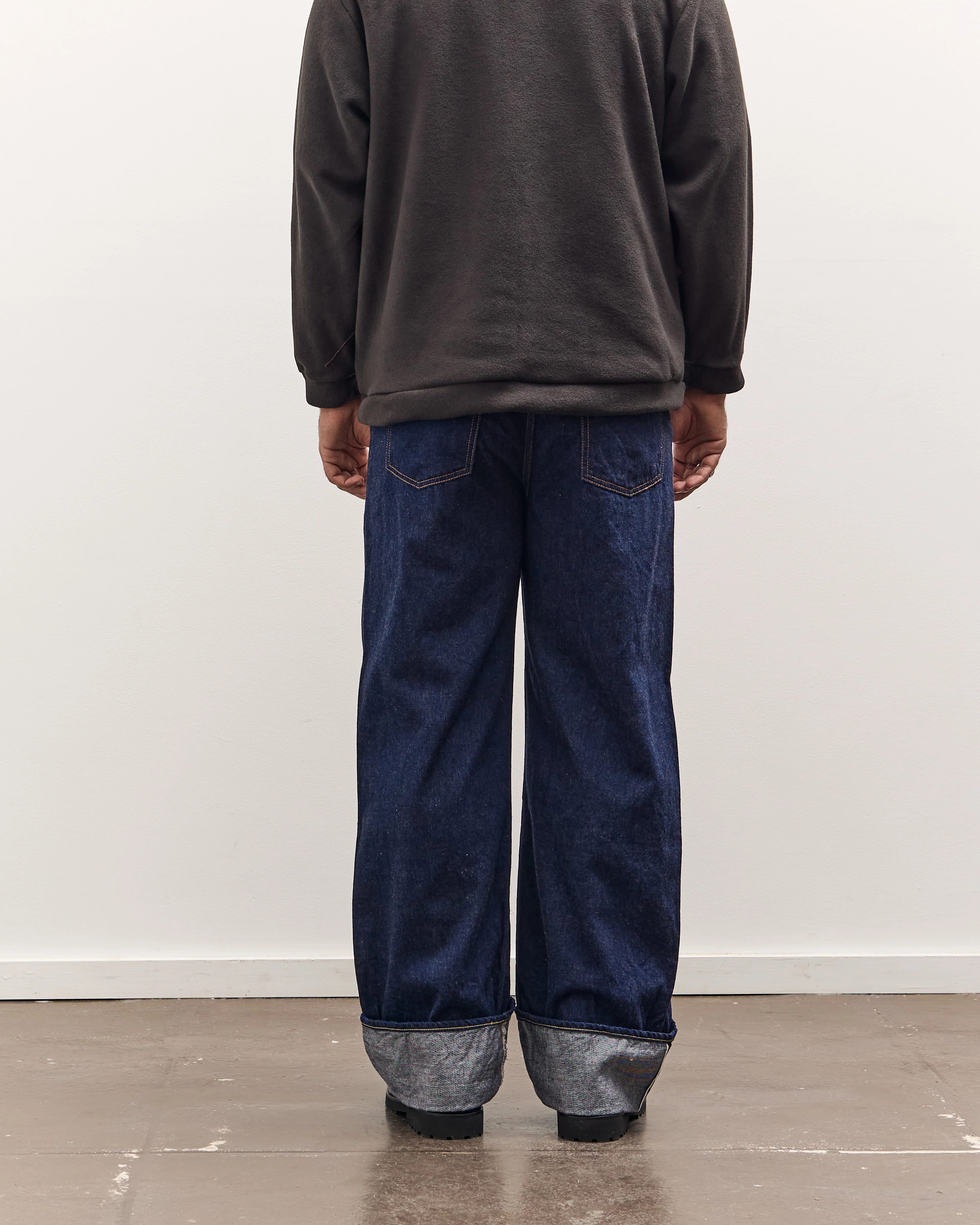 Kapital 12oz Denim 5P New Momonroe Jeans, IDG - Image 6
