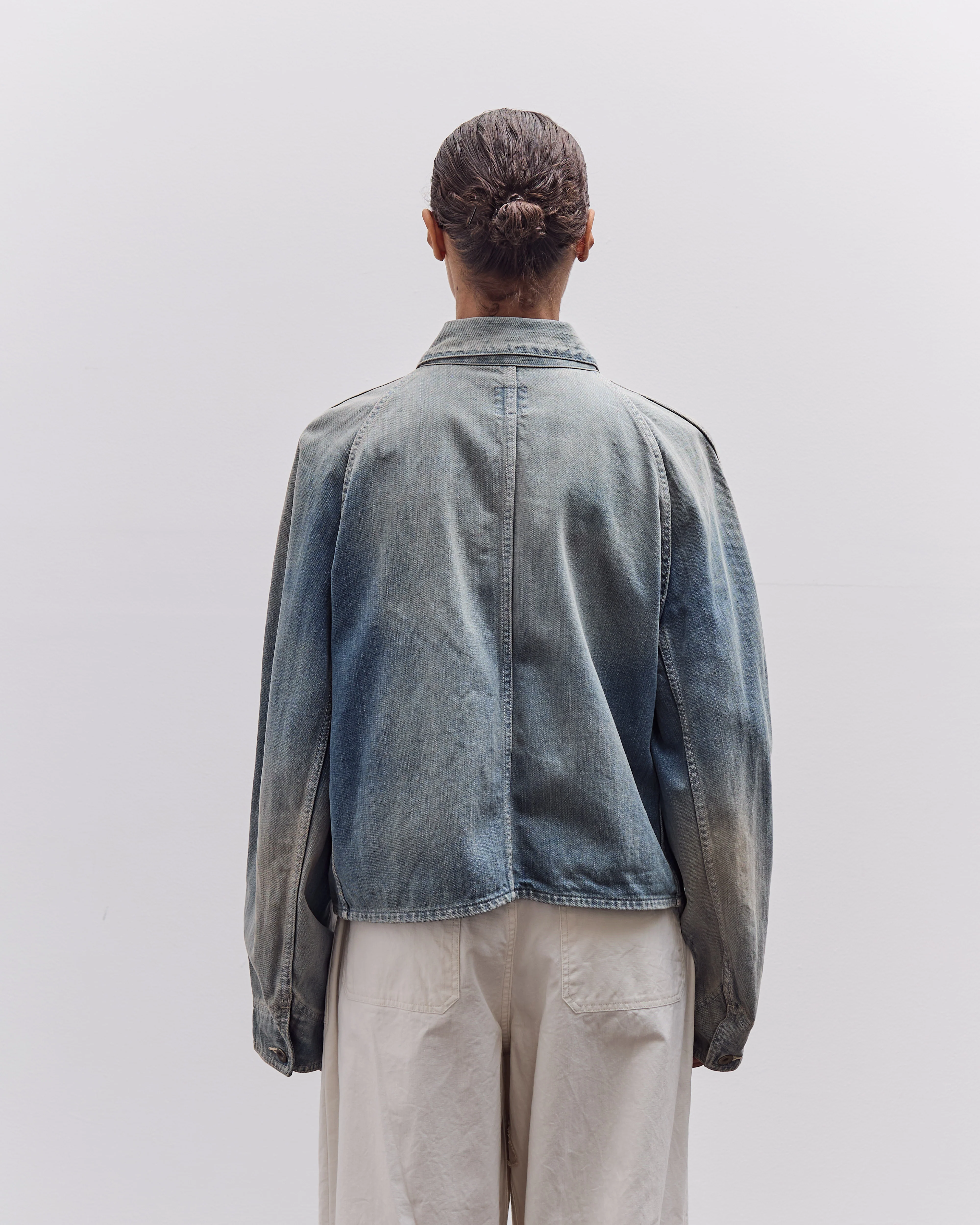 Kapital 12oz Denim Cropped WINDAY CHOR JKT, PRO - Image 5