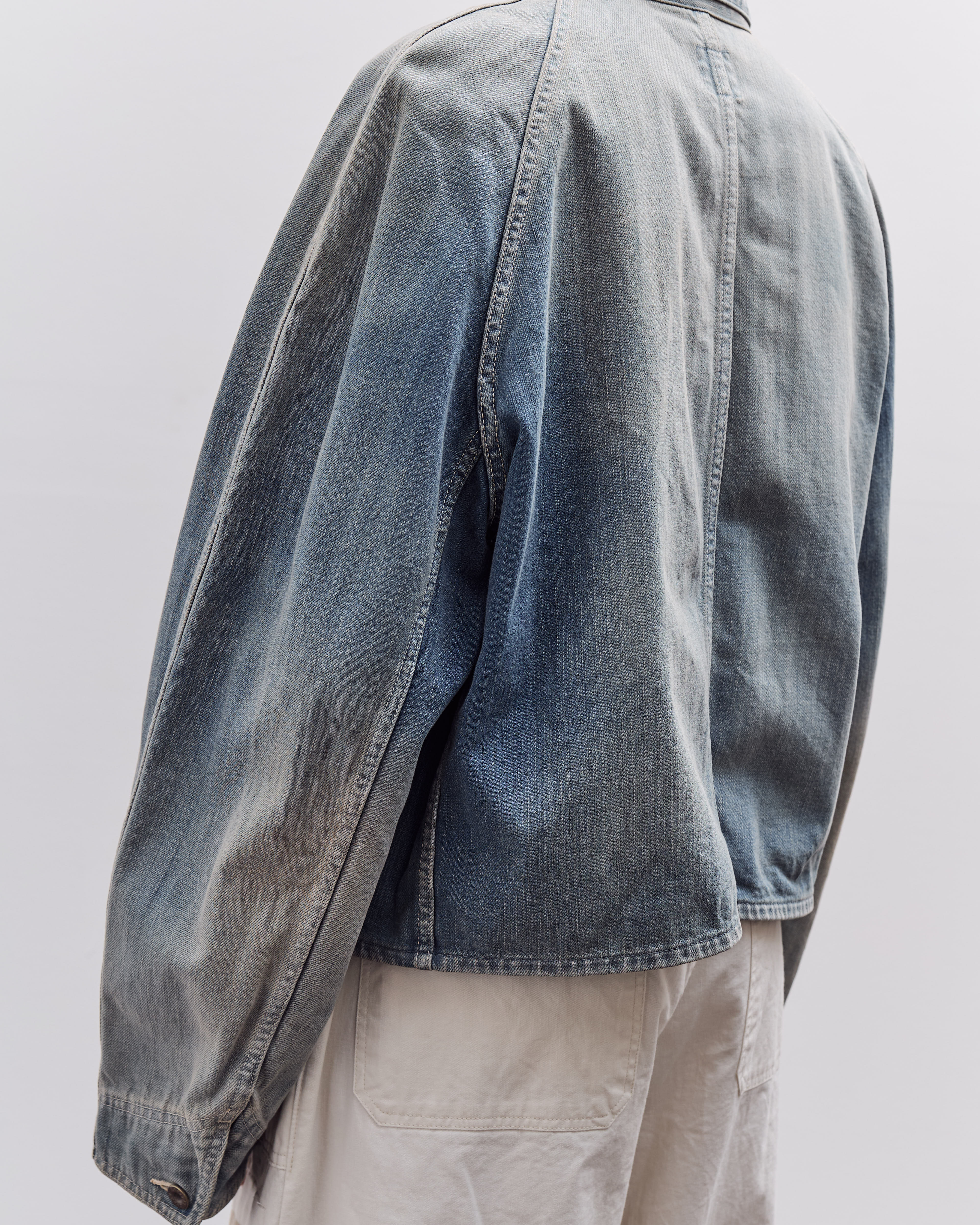 Kapital 12oz Denim Cropped WINDAY CHOR JKT, PRO - Image 6