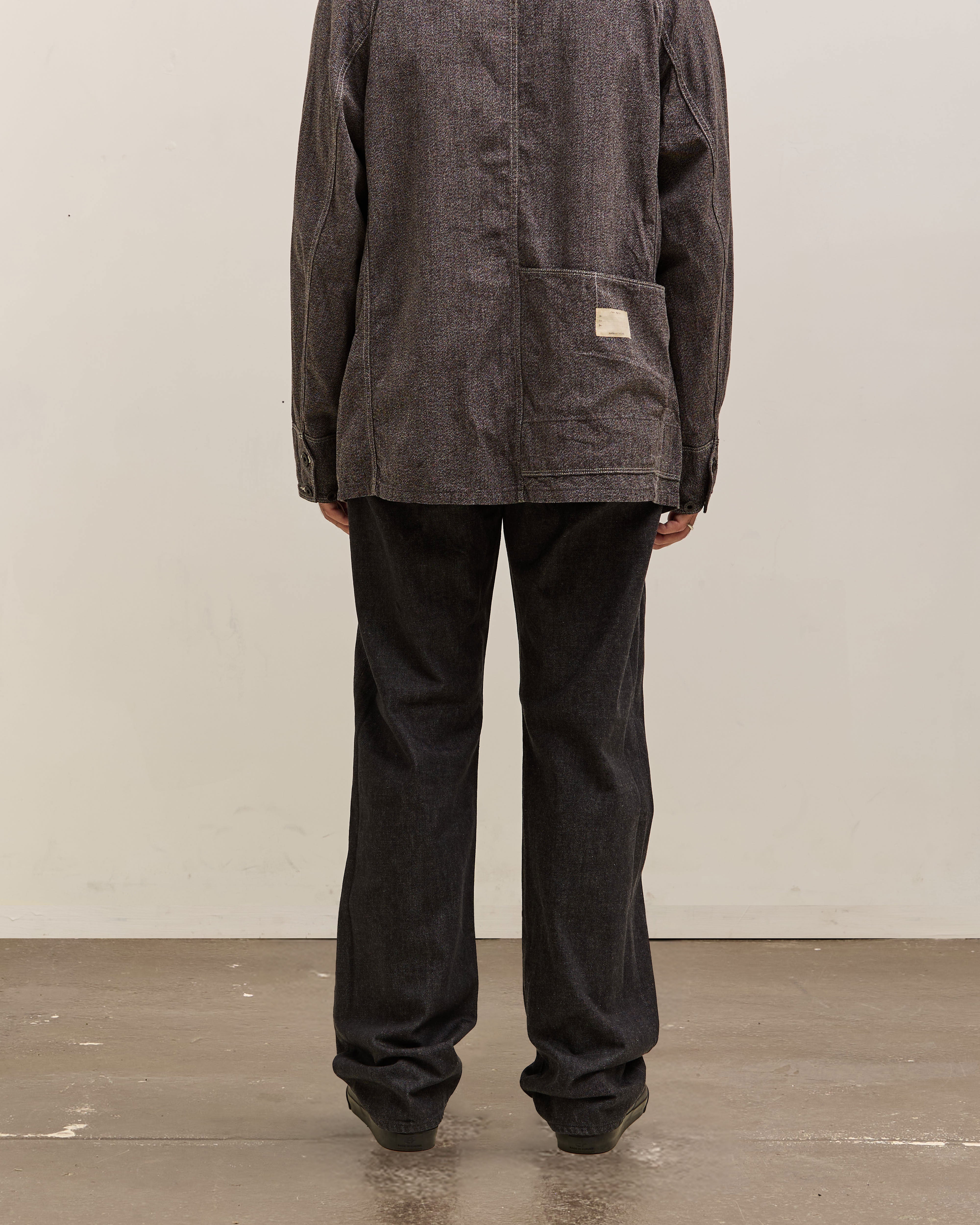 Kapital 14Oz Black Denim 5P Monkey (Zip Version), Black - Image 6