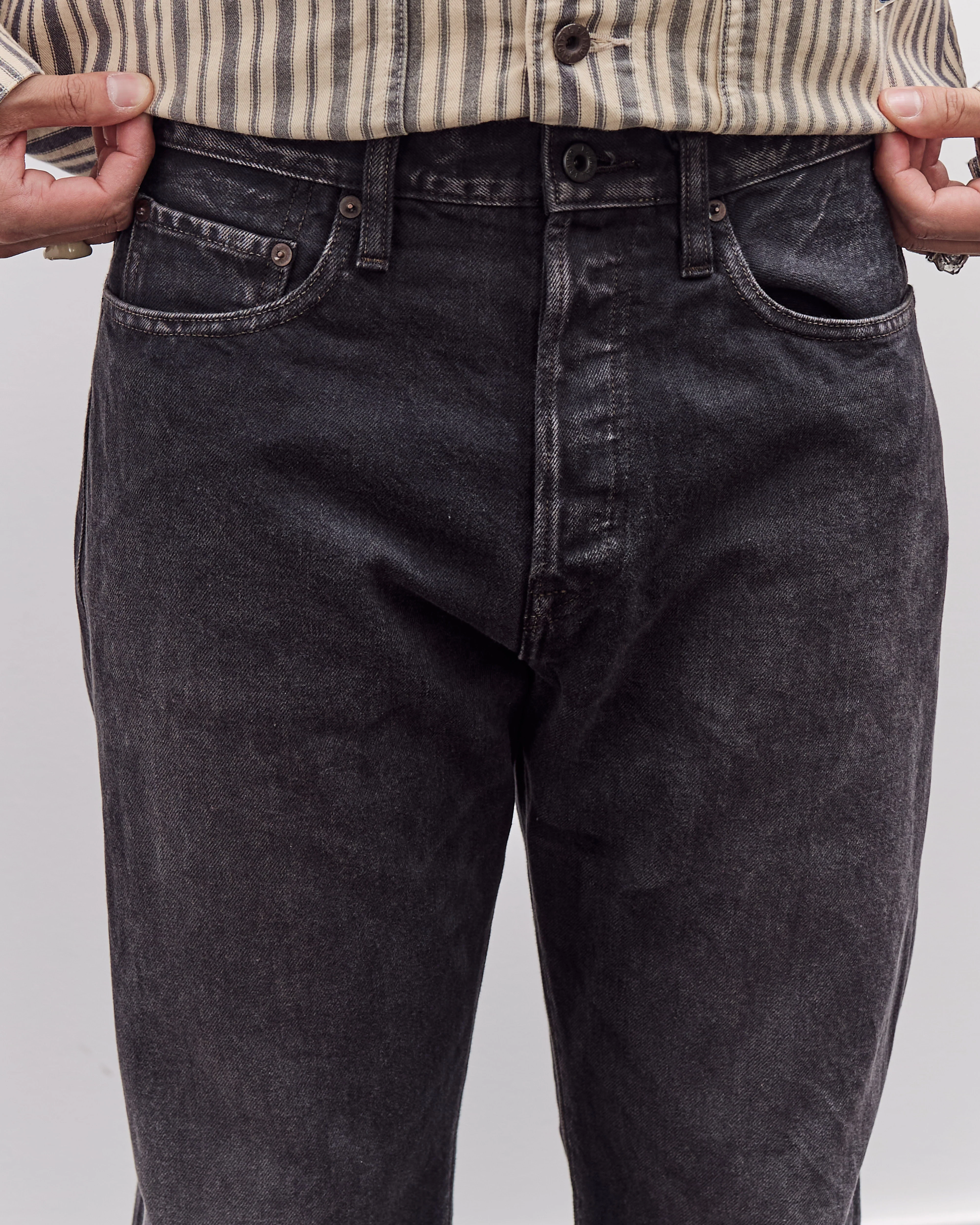Kapital 14oz Denim 5P Monkey Cisco, Black Pro - Image 7