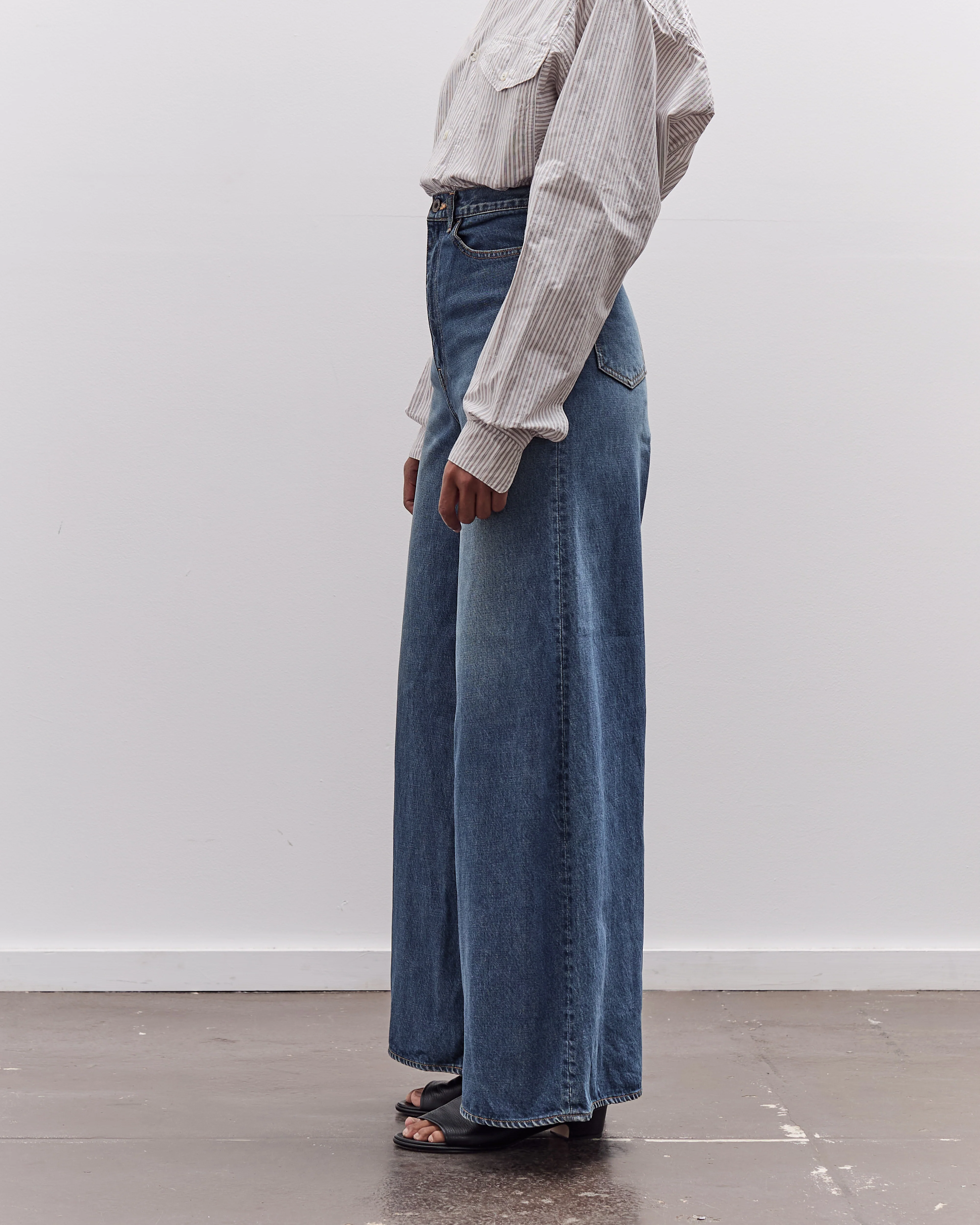 Kapital 14Oz Denim 5P Skittle Baggy Pants, Pro - Image 4