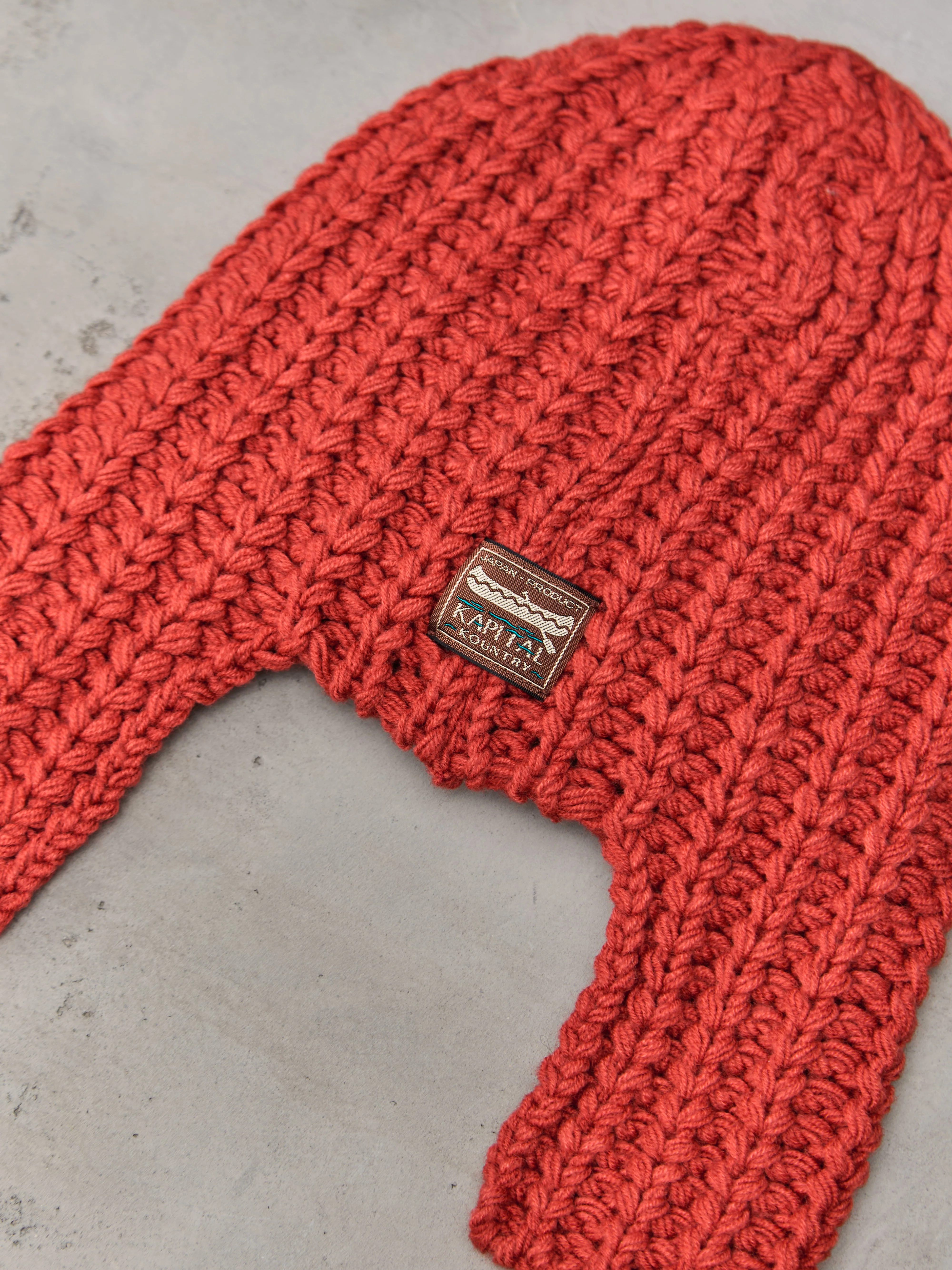 Kapital 3G Wool Gale Cap, Brick - Image 4