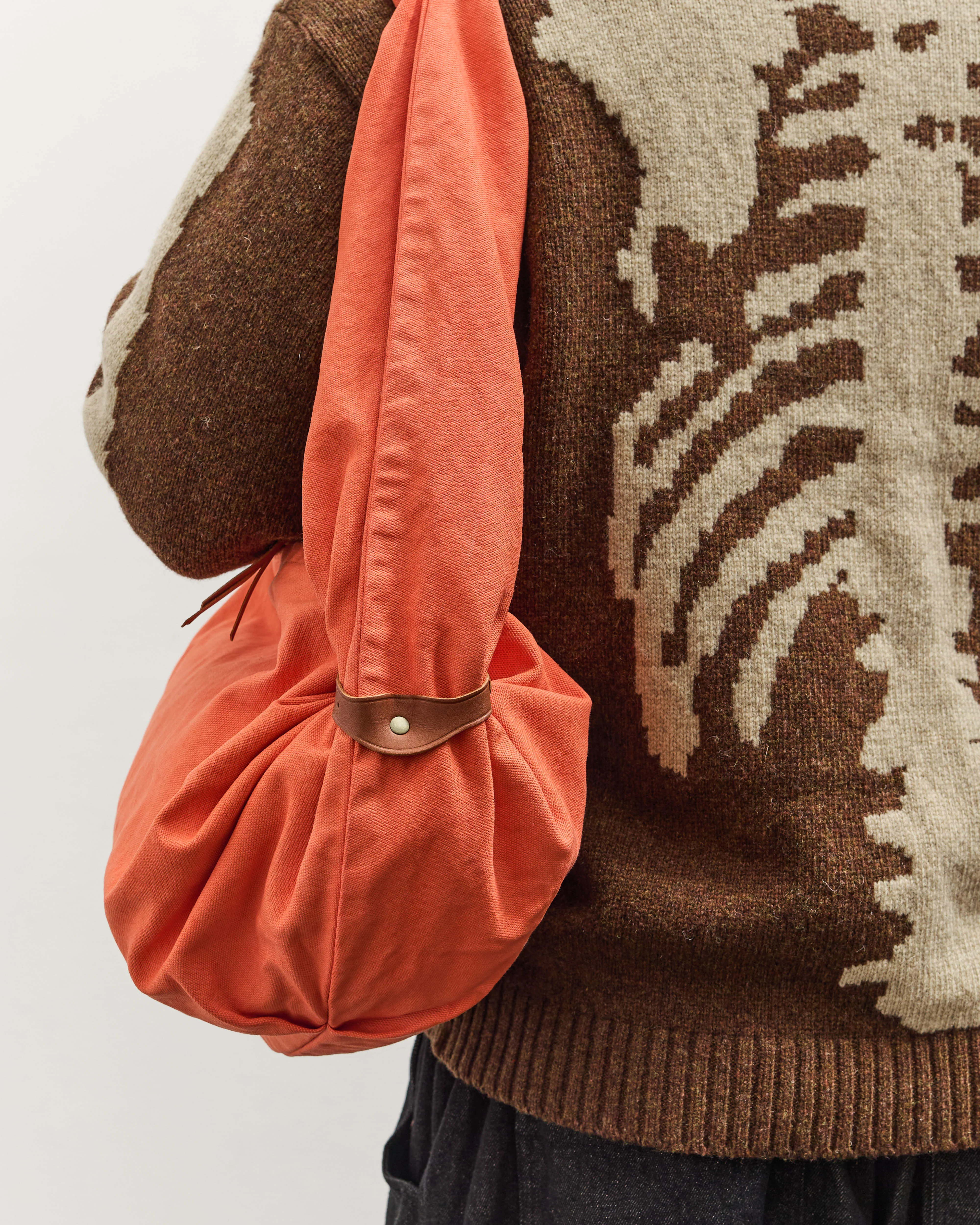 Kapital #6 Canvas Snufkin Bag, Orange - Image 4