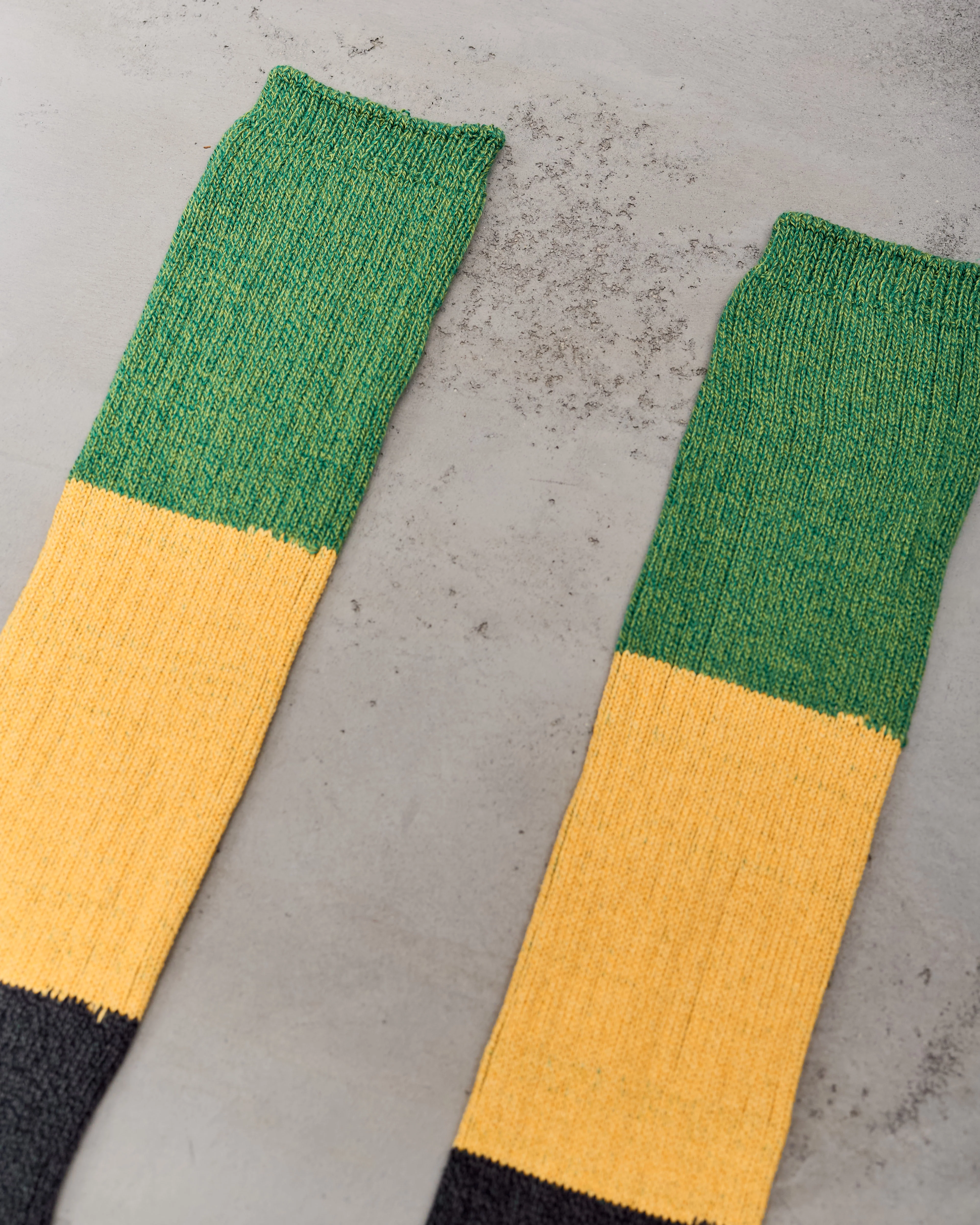 Kapital 96 Yarns RASTA SKATERS Knee-High Socks, Black - Image 3