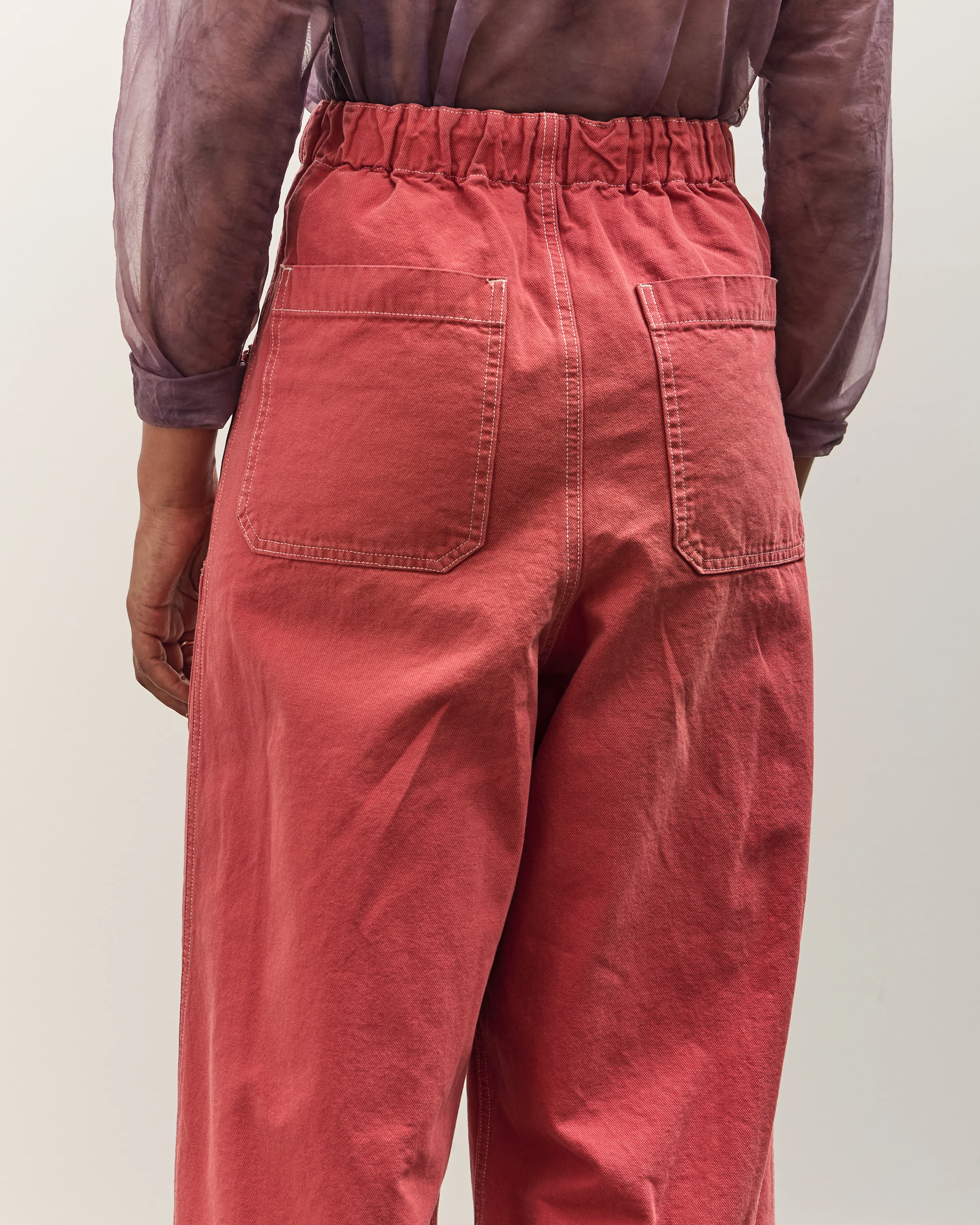 Kapital Canvas W-Knee EASY Baggy Pants, CALIFORNIA R - Image 2