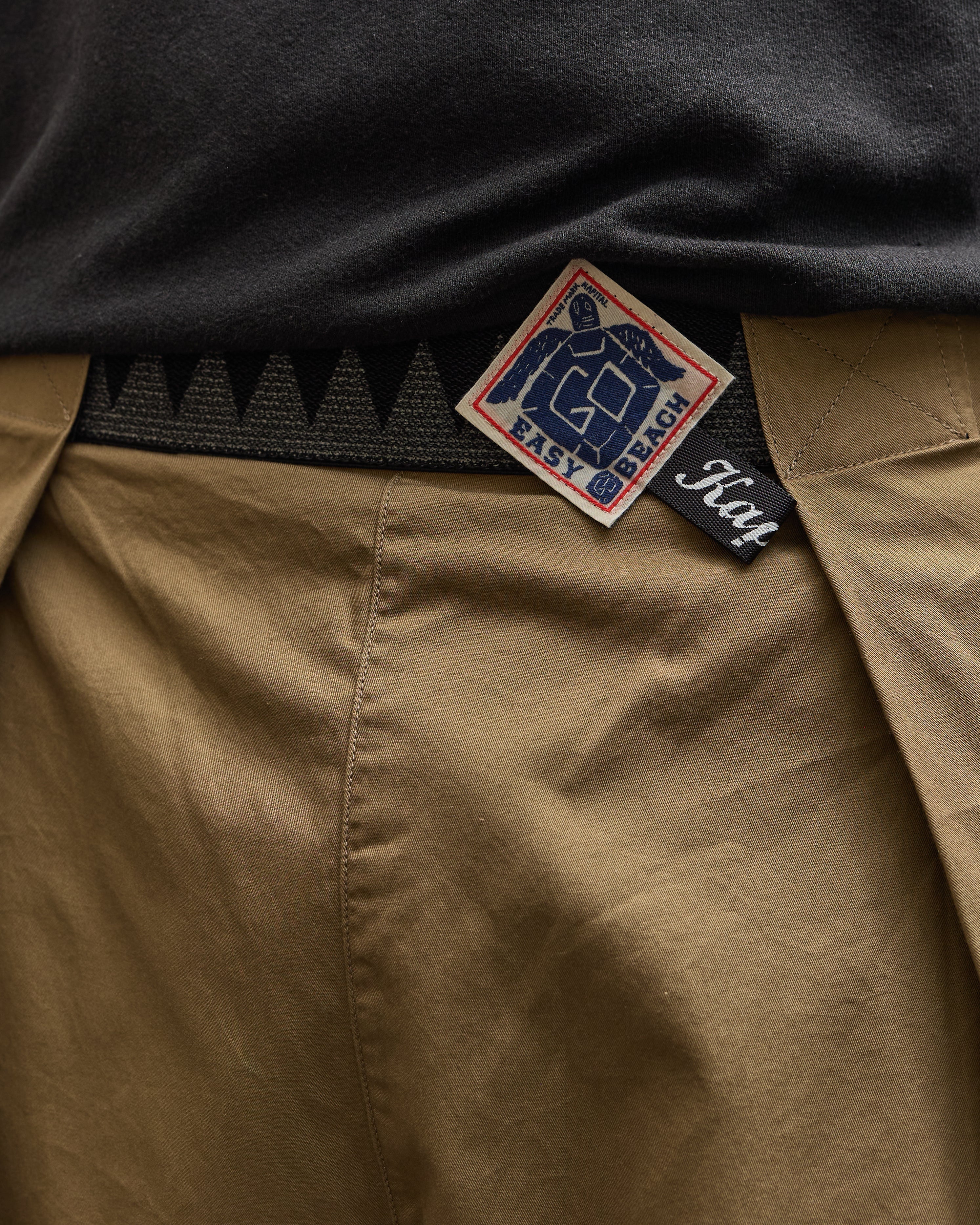Kapital Easy Beach Go Shorts, Beige - Image 7