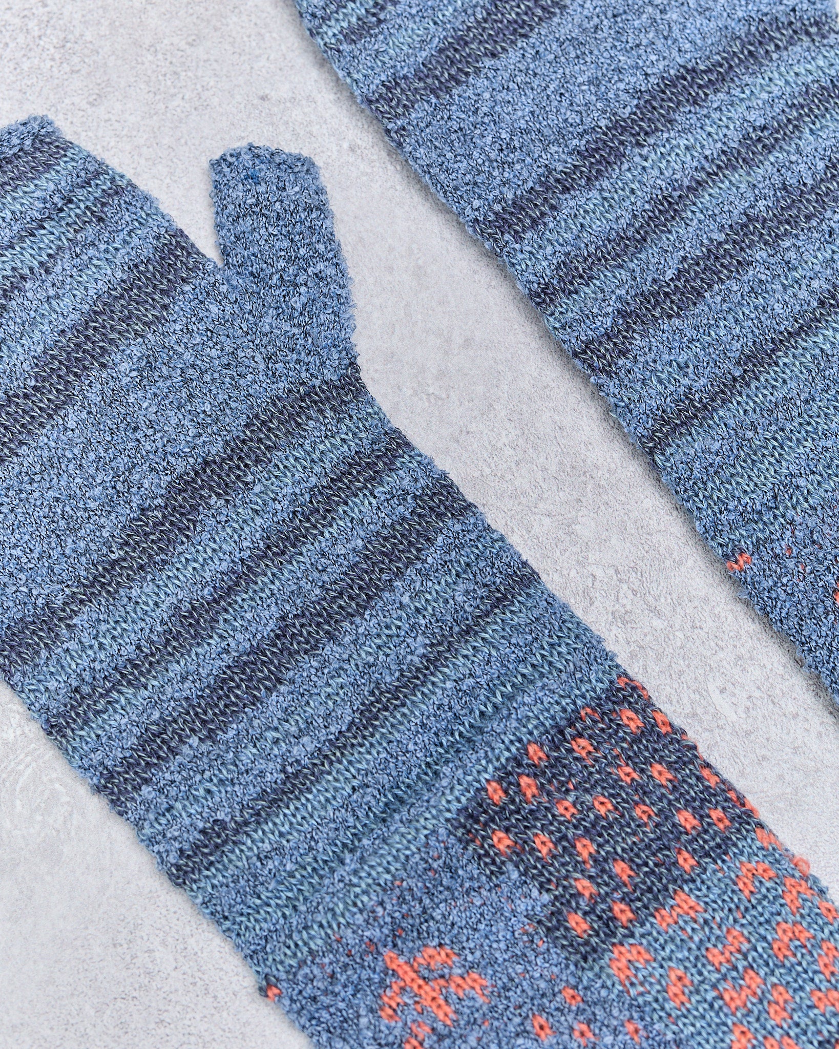 Kapital Gabbeh Patchwork 2 Way Mitten, Blue - Image 5