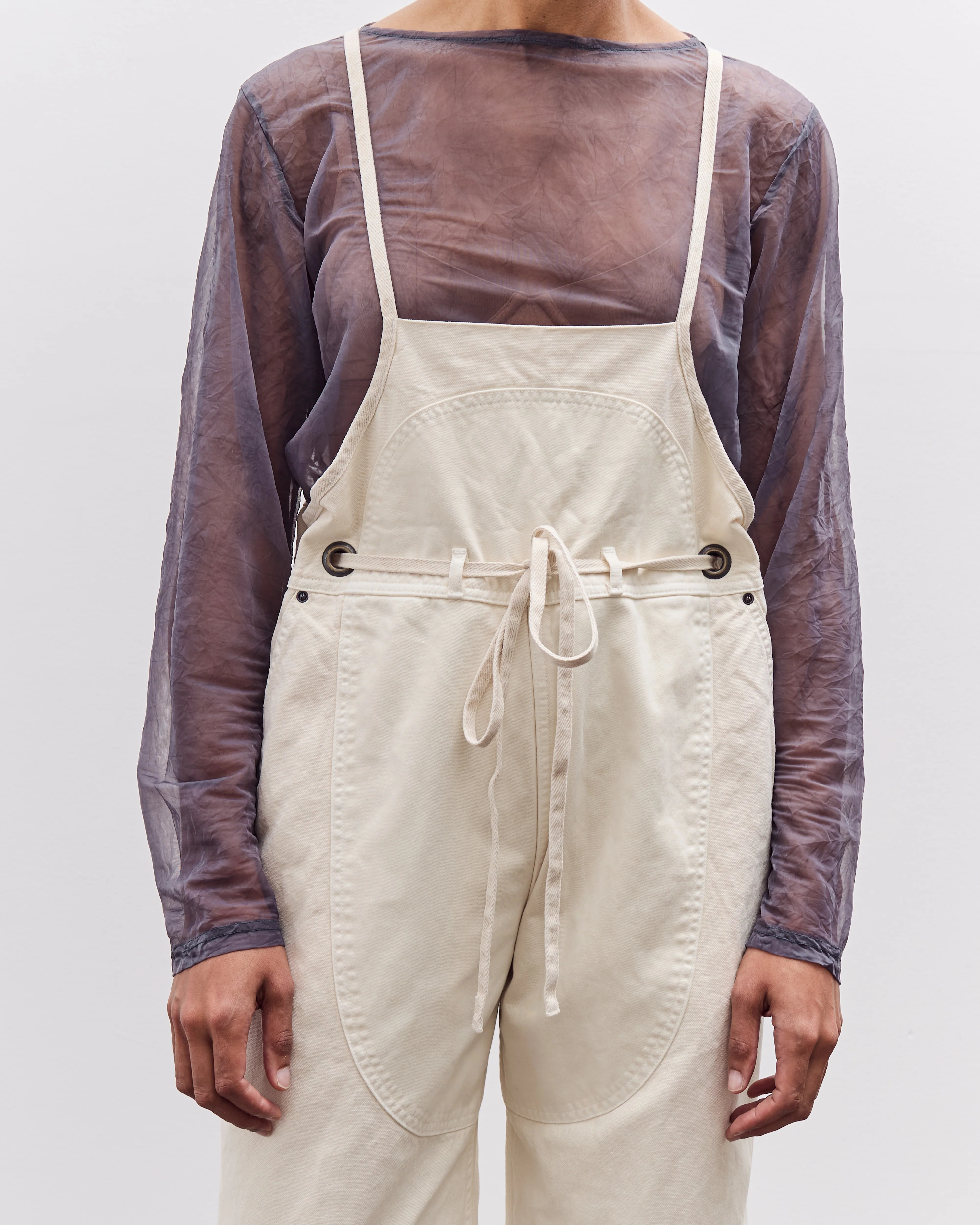 Kapital Light Canvas Welder Overall, Natural - Image 7