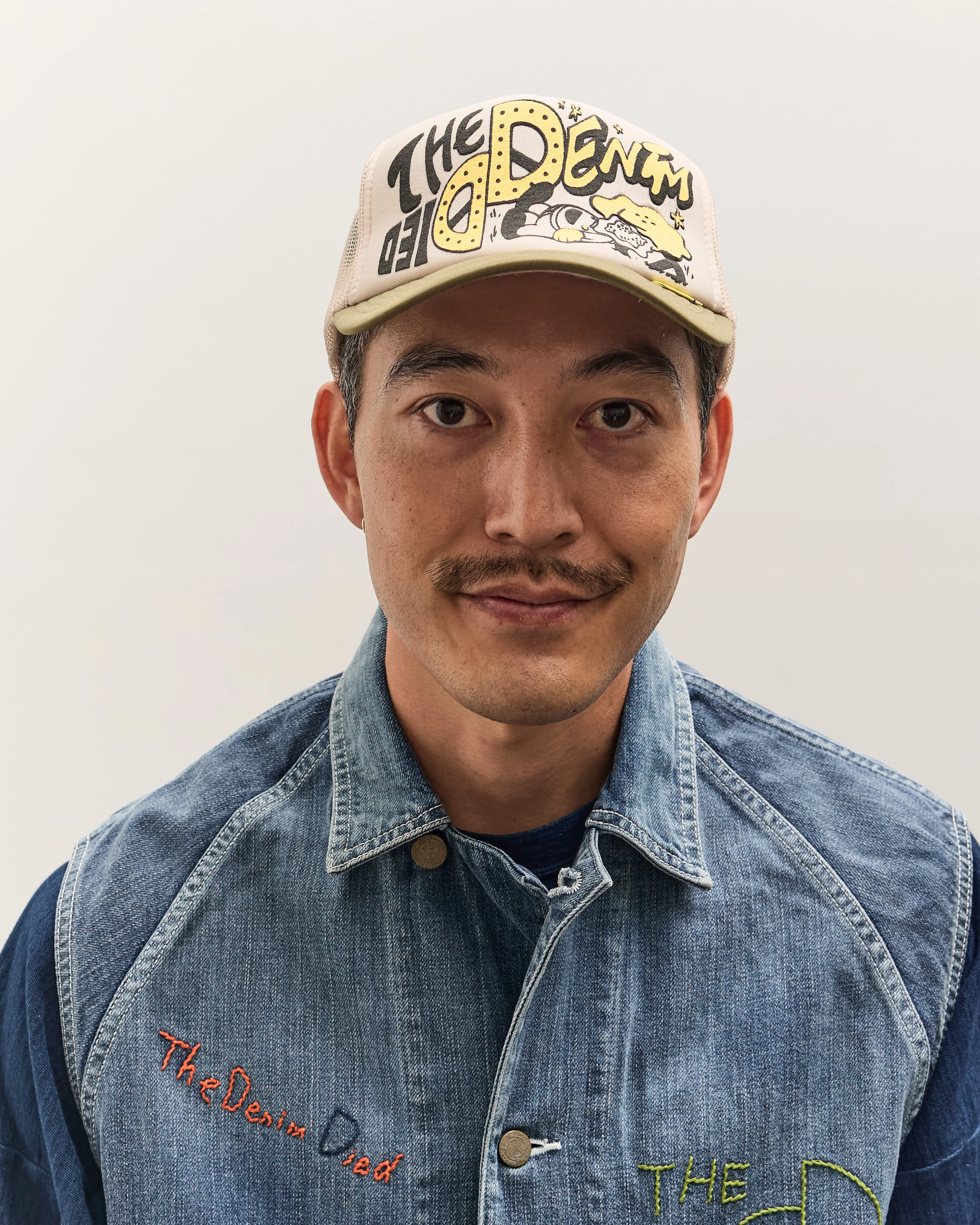 Kapital TH.D.D. Track Cap, ECR x Khaki - Image 3