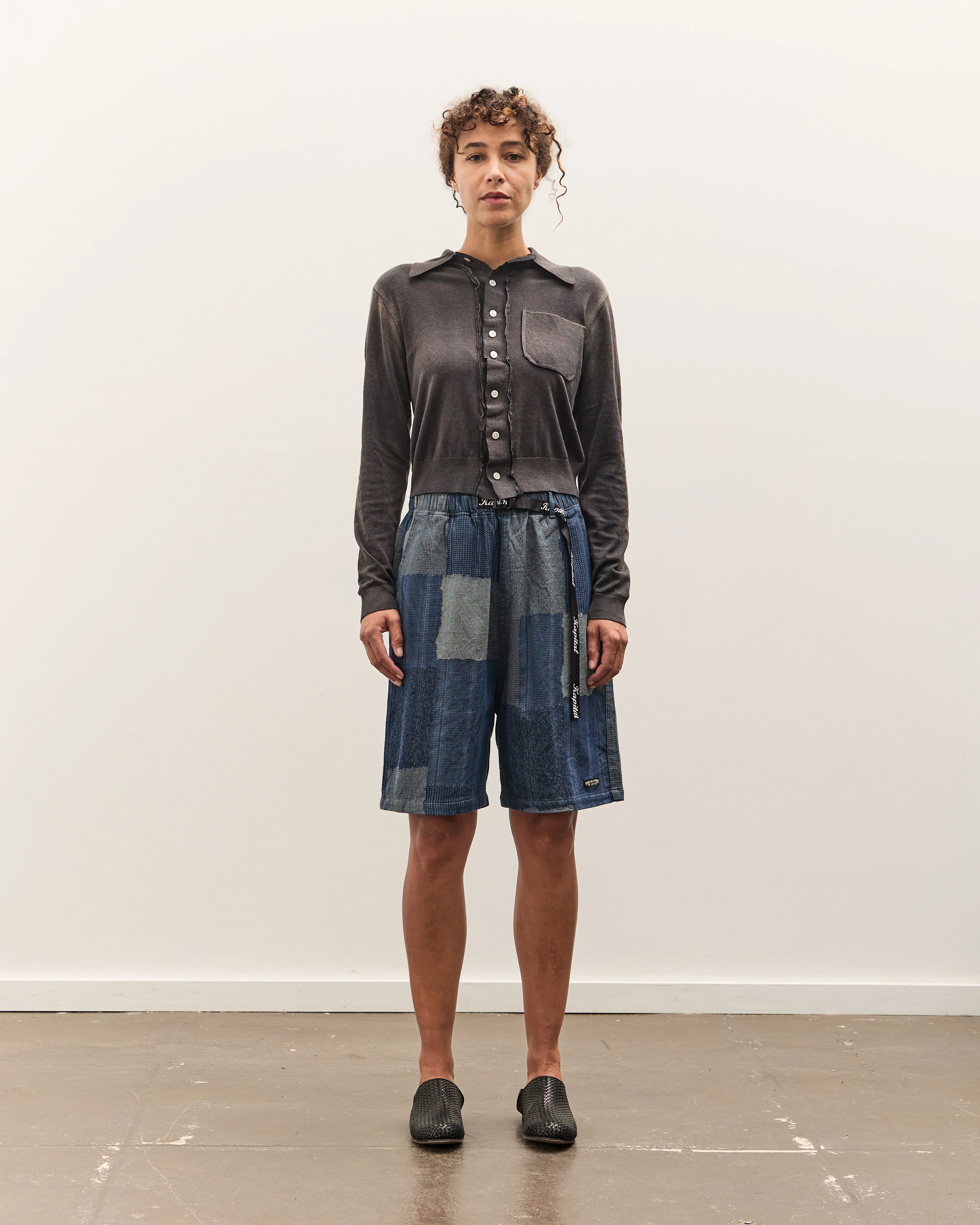 Kapital TUGIHAGI EASY Short Pants, Navy - Image 3