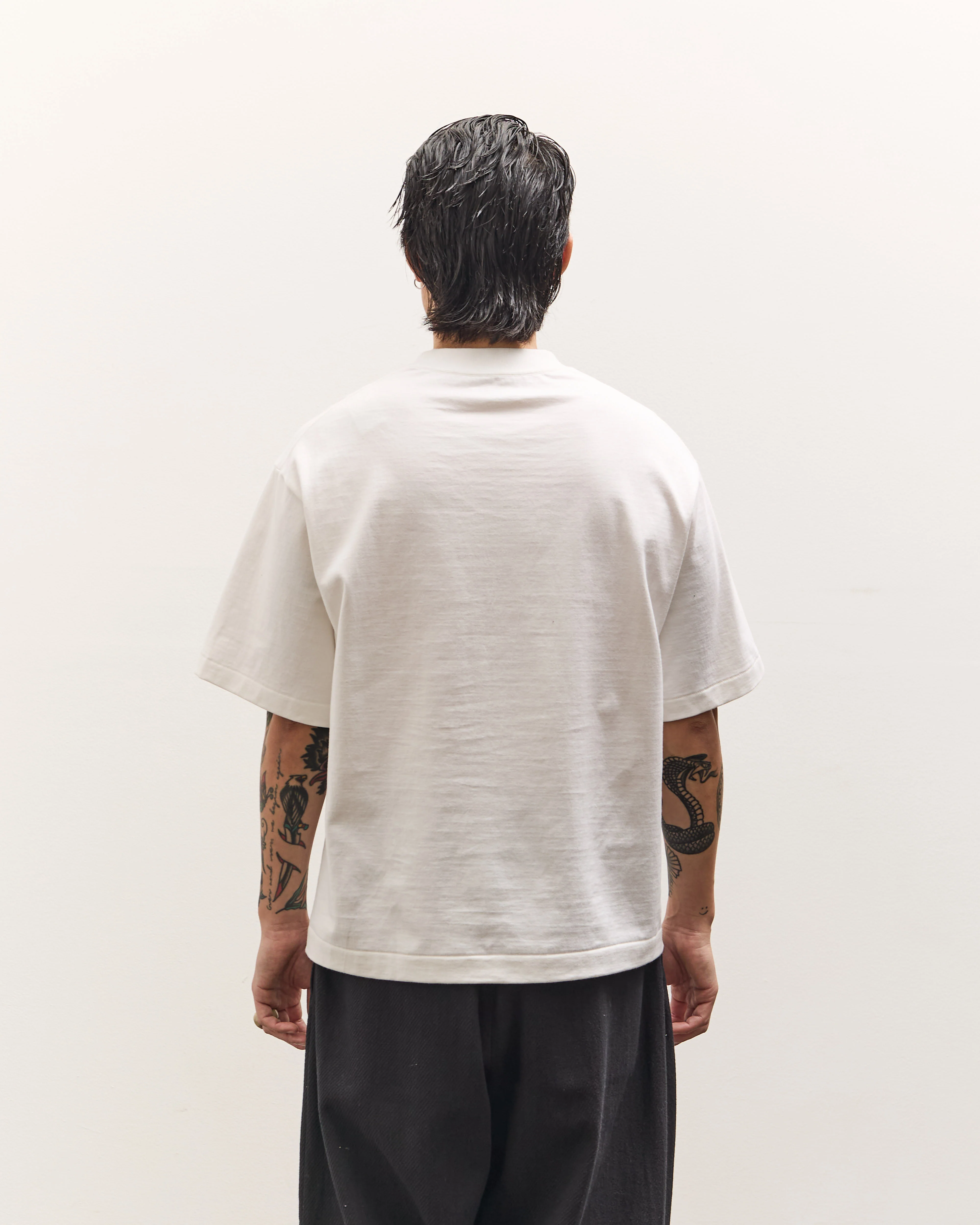 Kaptain Sunshine Suvin Supima Tube Half Sleeve Tee Heavy, Off White - Image 5